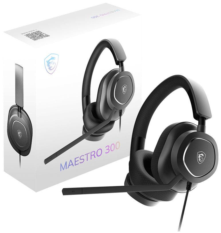  abel Huvudband Spela USB Type-C / USB Type-A Svart MSI MAESTRO 300 4711377238977|0824142374924|824142374924 Hörlurar och Hea
