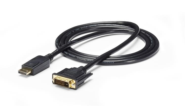  www.electricalstuff.se ElectricalStuff.se   StarTech.com 1,8 m DisplayPort till DVI-kabel – M/M StarTech.com DP2DVI2MM6 0065