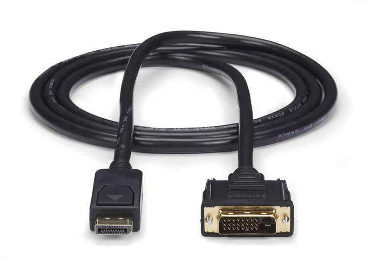  5030840248|065030840248|0851975718281|851975718281 Videokabeladaptrar   1,8 m DisplayPort till DVI-kabel – M/M www.electrica