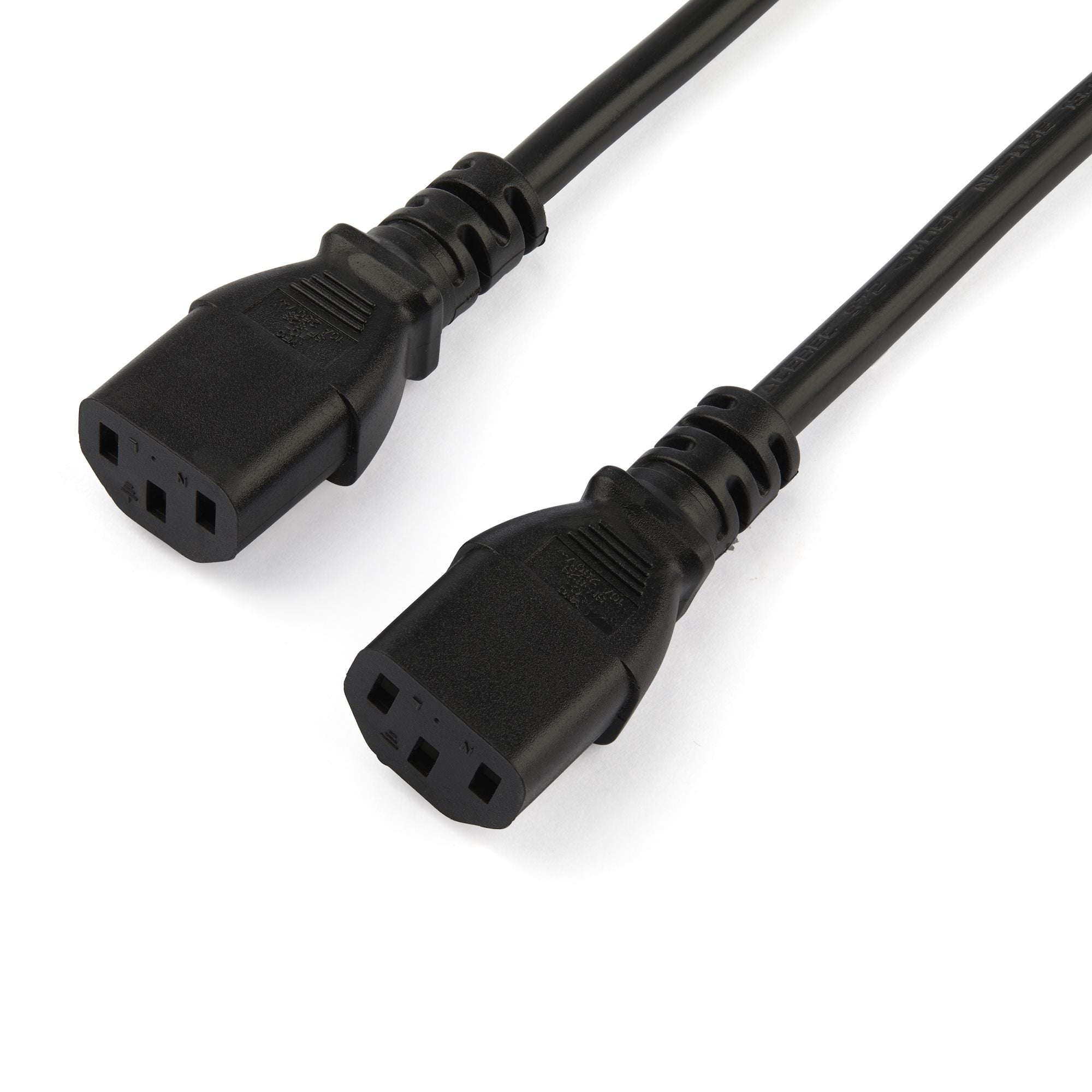  strömkabel - Schuko CEE7 till 2x C13 - 2 m StarTech.com PXT101YEU2M 0065030879750|065030879750 Strömkablar   C13 strömkabel 