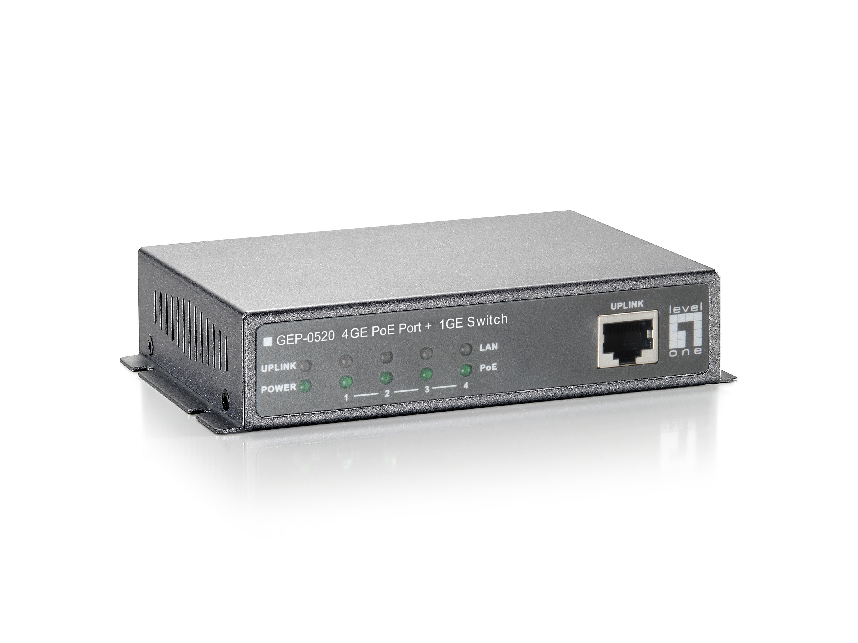  www.electricalstuff.se ElectricalStuff.se   LevelOne GEP-0520 nätverksswitchar Gigabit Ethernet (10/100/1000) Strömförsörjni