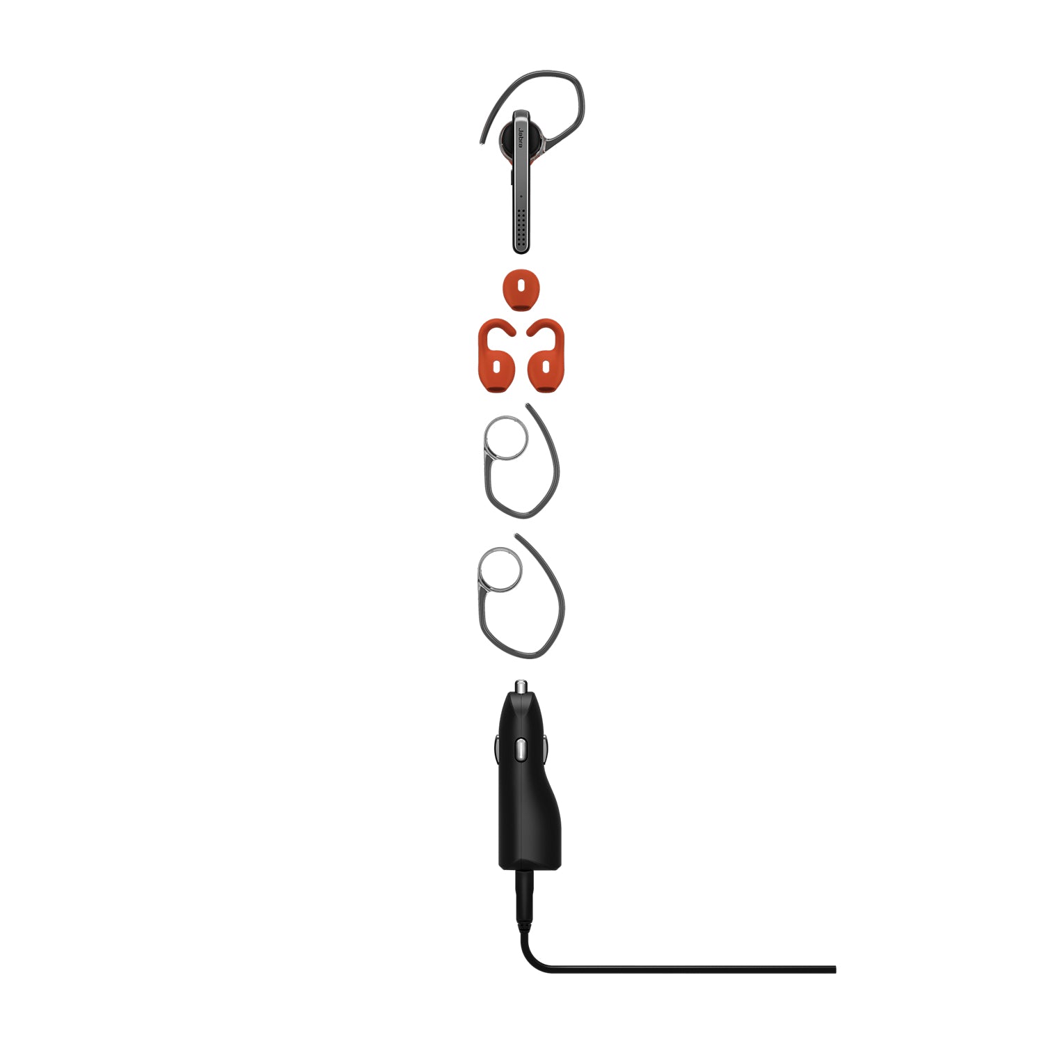  k 45 www.electricalstuff.se ElectricalStuff.se   Jabra Talk 45 Headset Trådlös Öronkrok, I öra Samtal/musik Bluetooth Silver