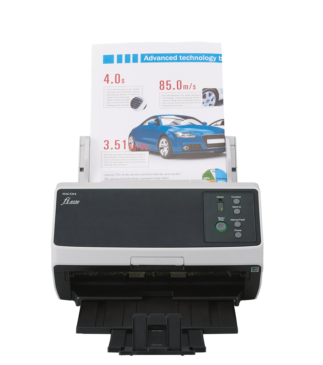   + scanner med manuell matning 600 x 600 DPI A4 Svart, Grå Ricoh PA03810-B101 4939761312175|4939761312151 Skannrar   FI-8150
