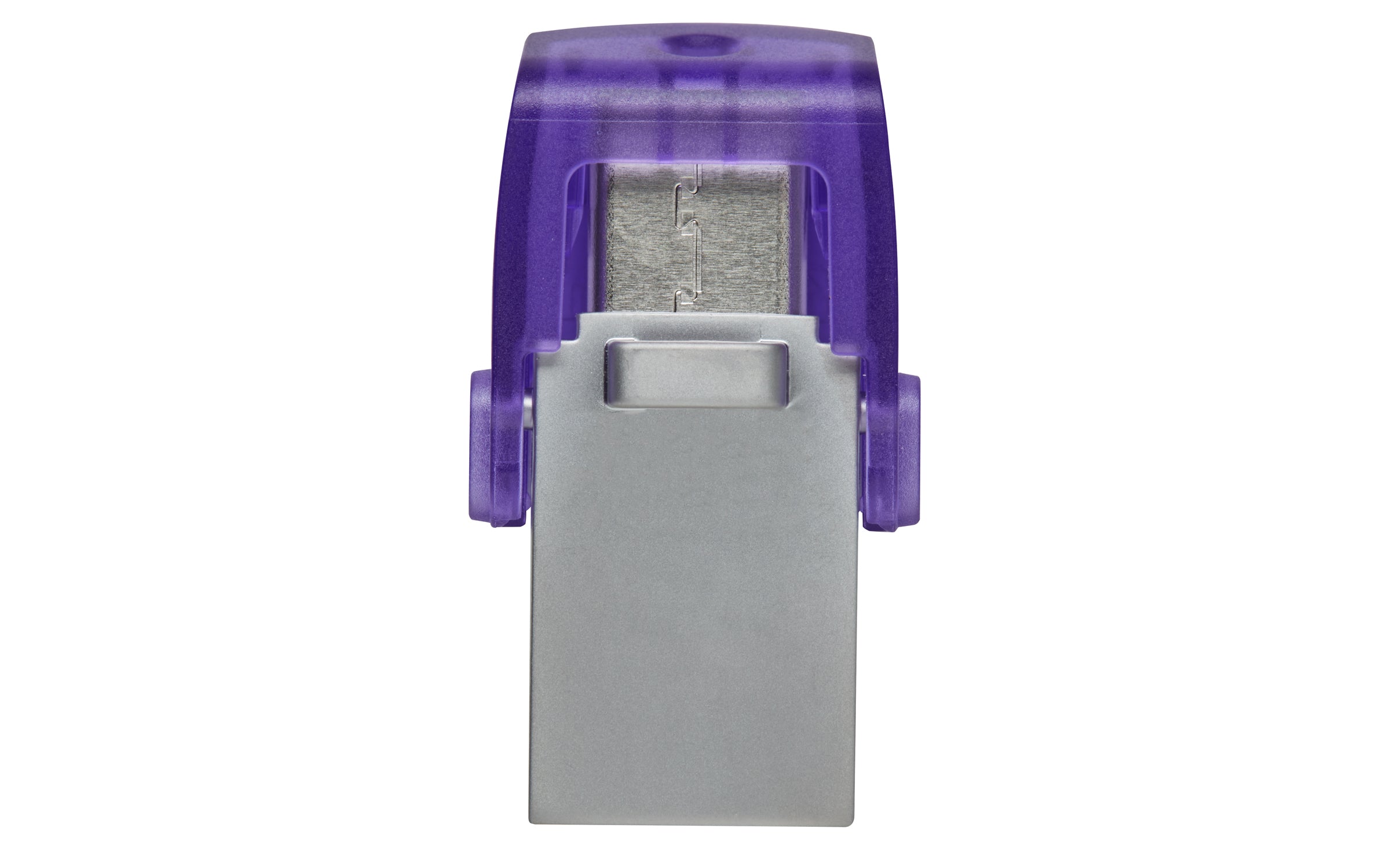  ka 128 GB USB Type-A / USB Type-C 3.2 Gen 1 (3.1 Gen 1) Rostfritt stål, Lila Kingston Technology DTDUO3CG3/128GB 07406173281