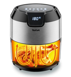  asy Fry EY401D Single 4,2 l Fristående 1500 W Varmluftsfritös Svart, Rostfritt stål Tefal EY401D15 3045380014589 Fritöser Ea