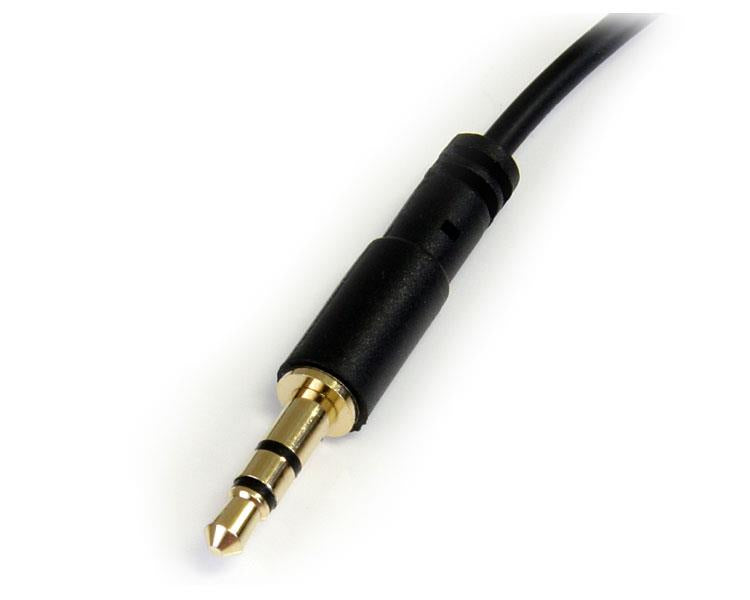  audiokabel – M/M www.electricalstuff.se ElectricalStuff.se   StarTech.com 30 cm Slim 3,5 mm till högervinklad stereoaudiokab