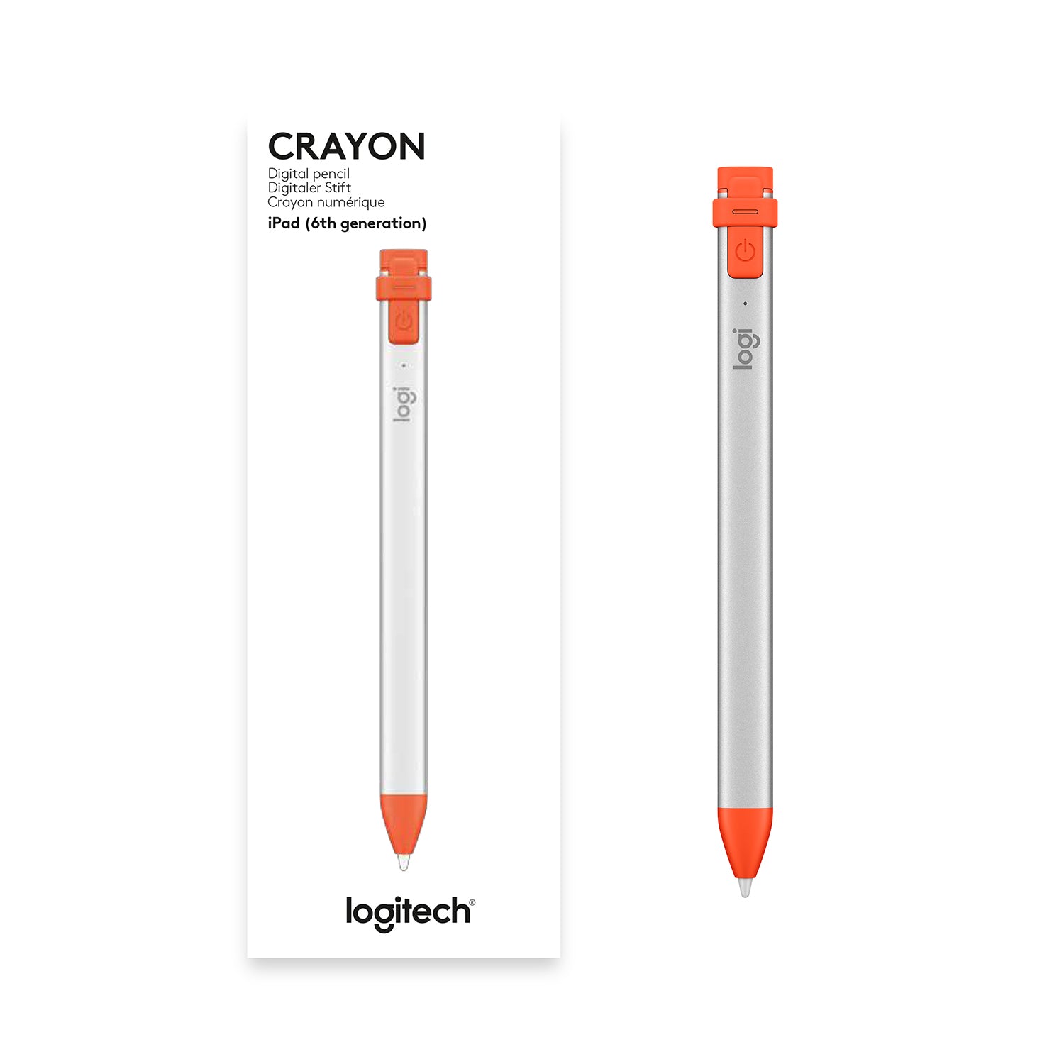  2434 Stylus-Pennor   Crayon www.electricalstuff.se ElectricalStuff.se   Logitech Crayon stylus-pennor 20 g Orange, Silver Lo