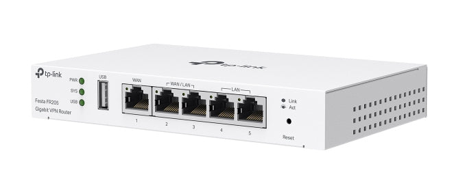  ricalStuff.se   TP-Link Festa FR205 kabelansluten router 10 Gigabit Ethernet, 100 Gigabit Ethernet, Gigabit Ethernet Vit TP-