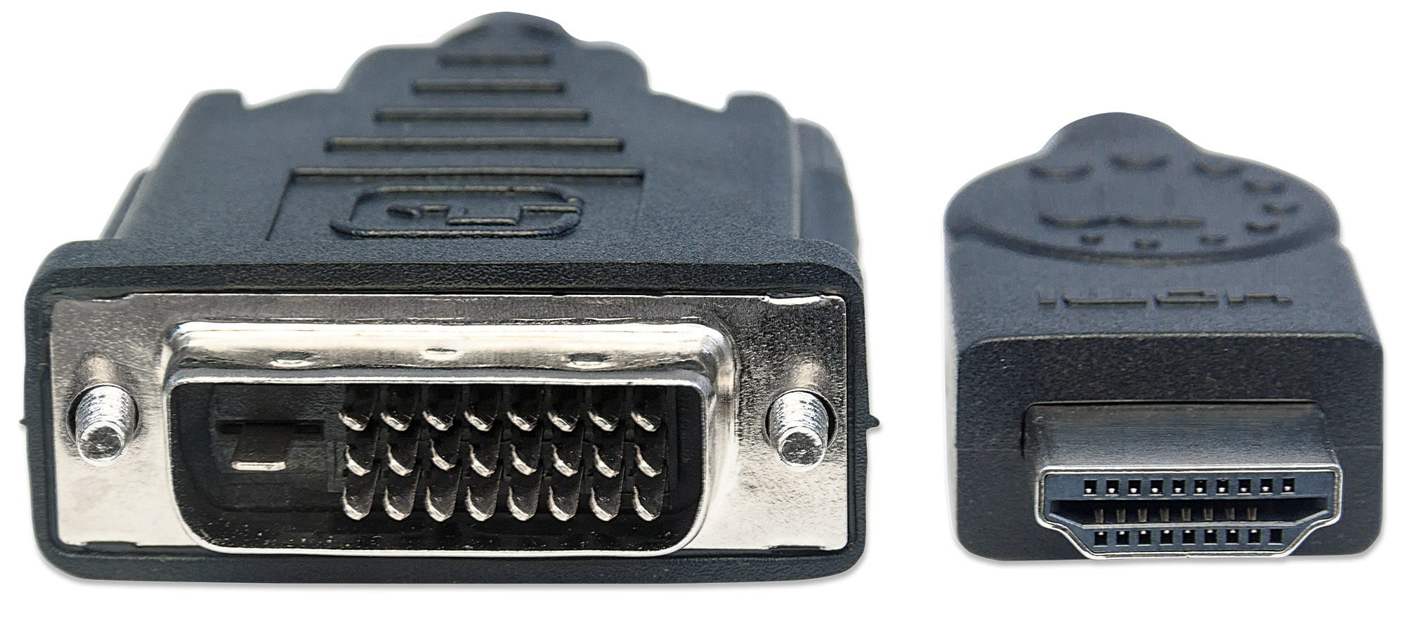  Manhattan 372510 videokabeladapter 3 m HDMI Typ A (standard) DVI-D Svart Manhattan 372510 7666233725108|0766623372510|766623