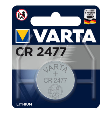  www.electricalstuff.se ElectricalStuff.se   Varta CR 2477 Engångsbatteri Litium Varta 06477 101 401 4008496979400 Hushållsba