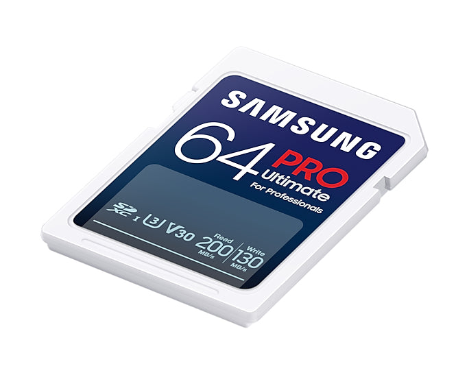  W flashminne 64 GB SDXC UHS-I Samsung MB-SY64SB/WW 8806095120768 Flashminne   MB-SY64SB/WW www.electricalstuff.se Electrical
