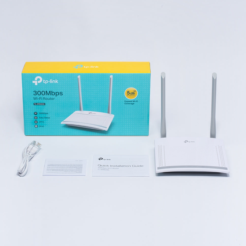   Ethernet Singel-band (2,4 GHz) Vit TP-Link TL-WR820N 6935364053086 Trådlösa Routrar   TL-WR820N www.electricalstuff.se Elec