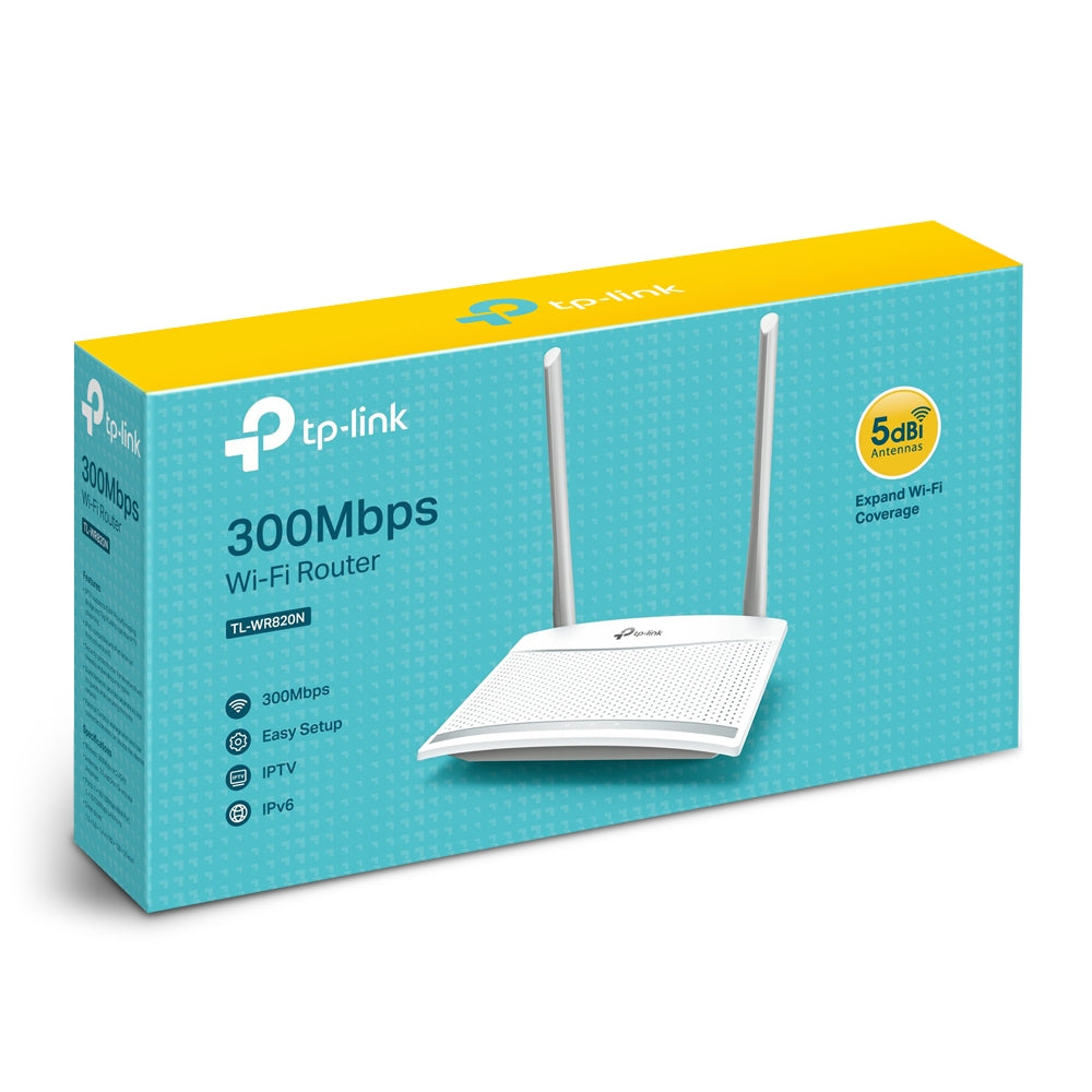  lstuff.se ElectricalStuff.se   TP-Link TL-WR820N trådlös router Snabb Ethernet Singel-band (2,4 GHz) Vit TP-Link TL-WR820N 6