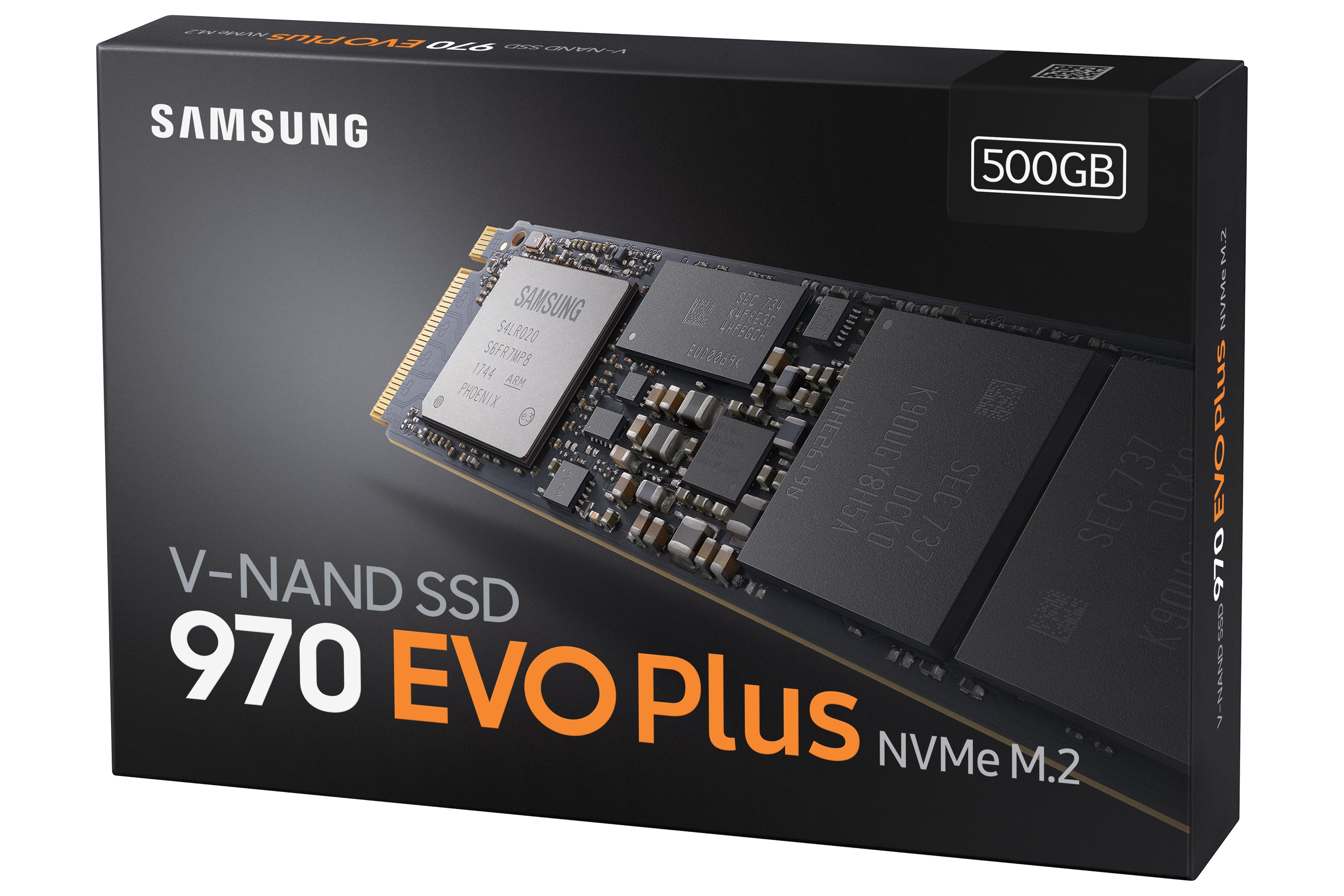  546|887276302546 SSD-Hårddisk   970 EVO Plus www.electricalstuff.se ElectricalStuff.se   Samsung 970 EVO Plus 500 GB M.2 PCI