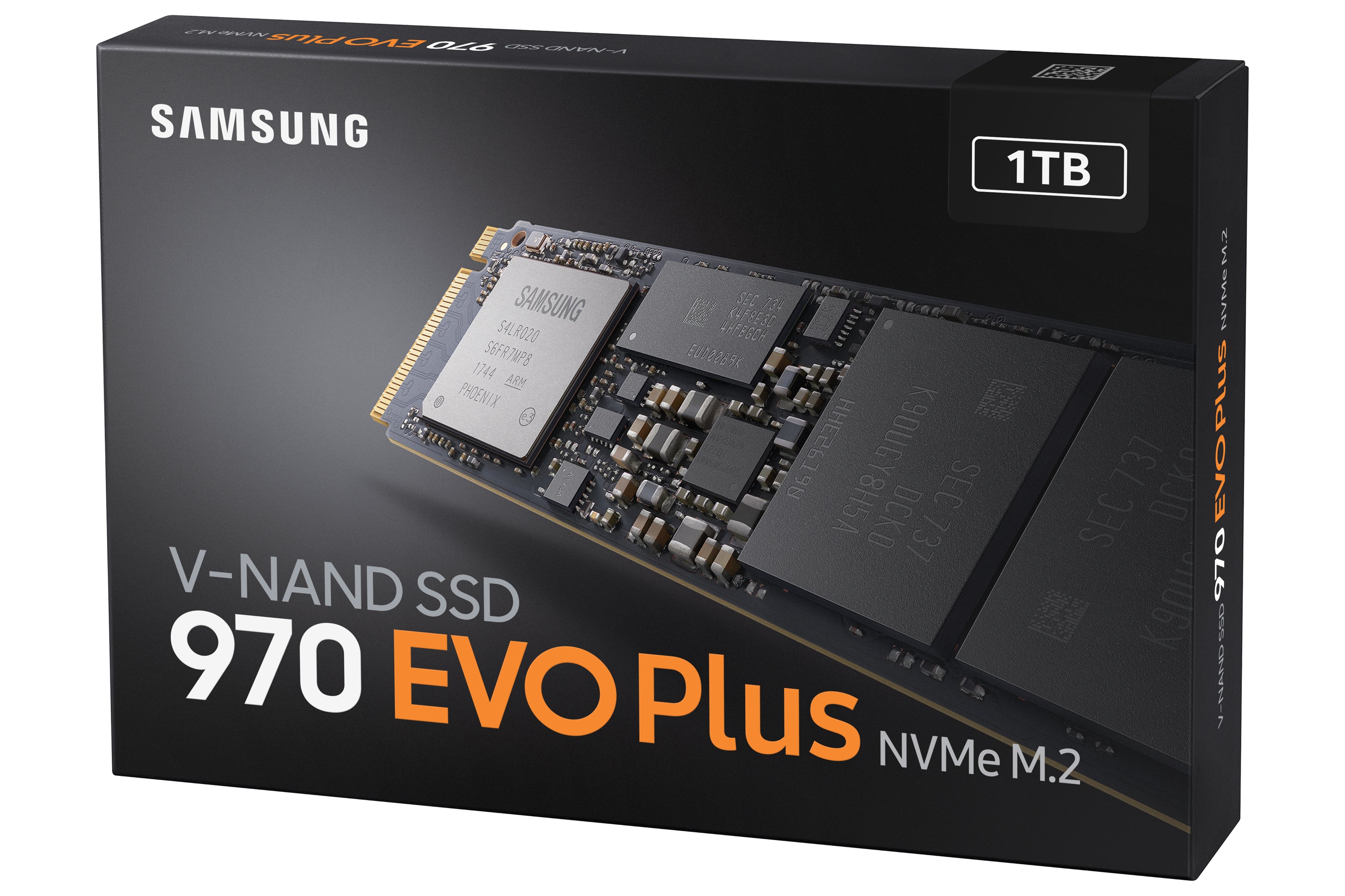  .2 PCI Express 3.0 NVMe V-NAND MLC Samsung MZ-V7S1T0BW 8801643628086 SSD-Hårddisk   970 EVO Plus www.electricalstuff.se Elec