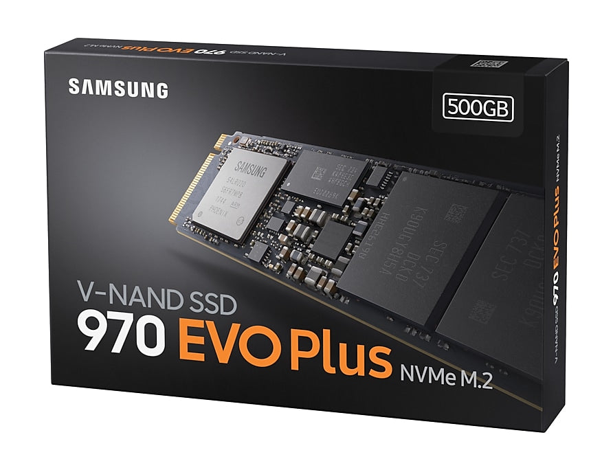  0 GB M.2 PCI Express 3.0 NVMe V-NAND MLC Samsung MZ-V7S500E 8801643798543 SSD-Hårddisk   970 EVO Plus www.electricalstuff.se