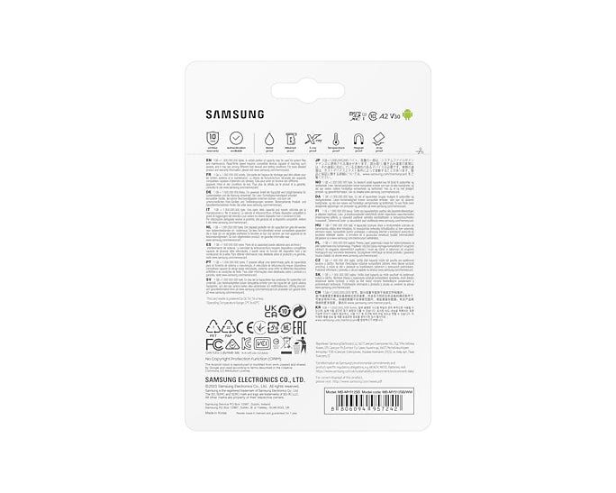     MB-MY512SB/WW www.electricalstuff.se ElectricalStuff.se   Samsung MB-MY512SB/WW flashminne 512 GB MicroSDXC UHS-I Samsung