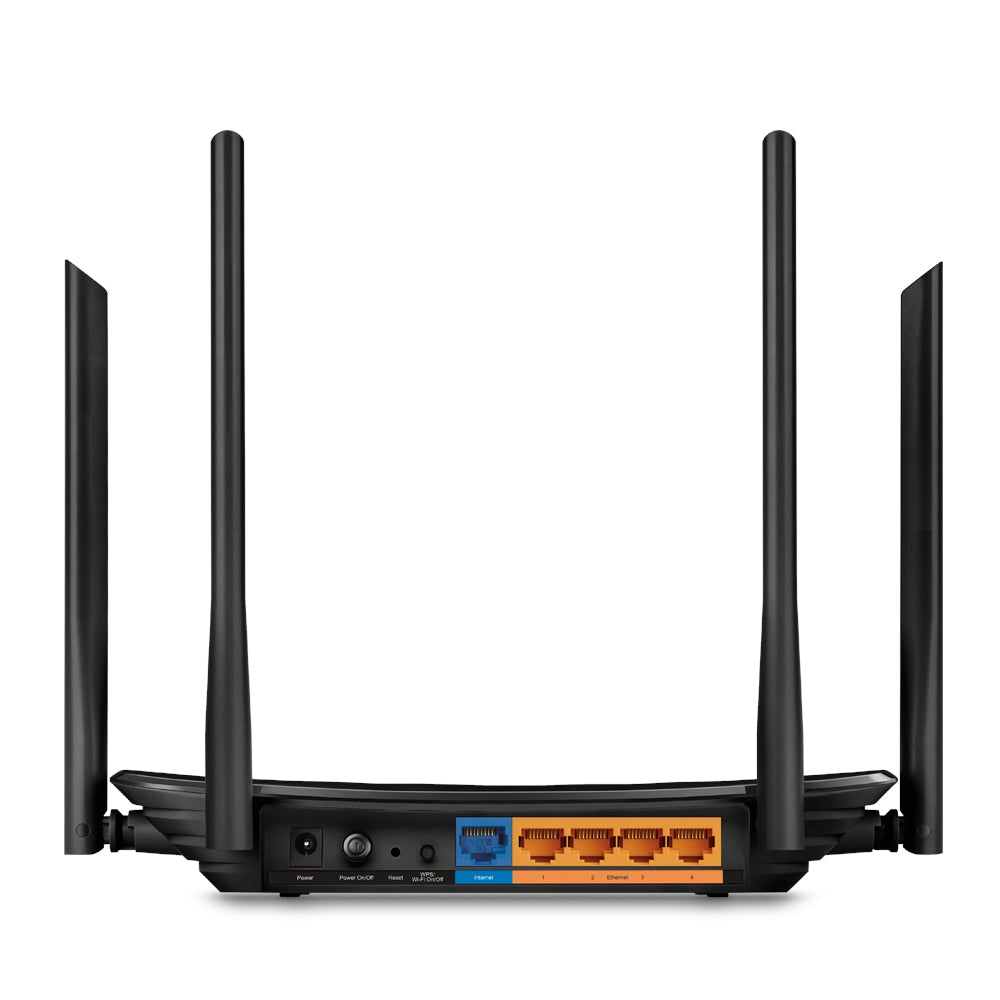 ElectricalStuff.se   TP-Link AC1200 trådlös router Gigabit Ethernet Dual-band (2,4 GHz / 5 GHz) Svart TP-Link ARCHER A6 0845