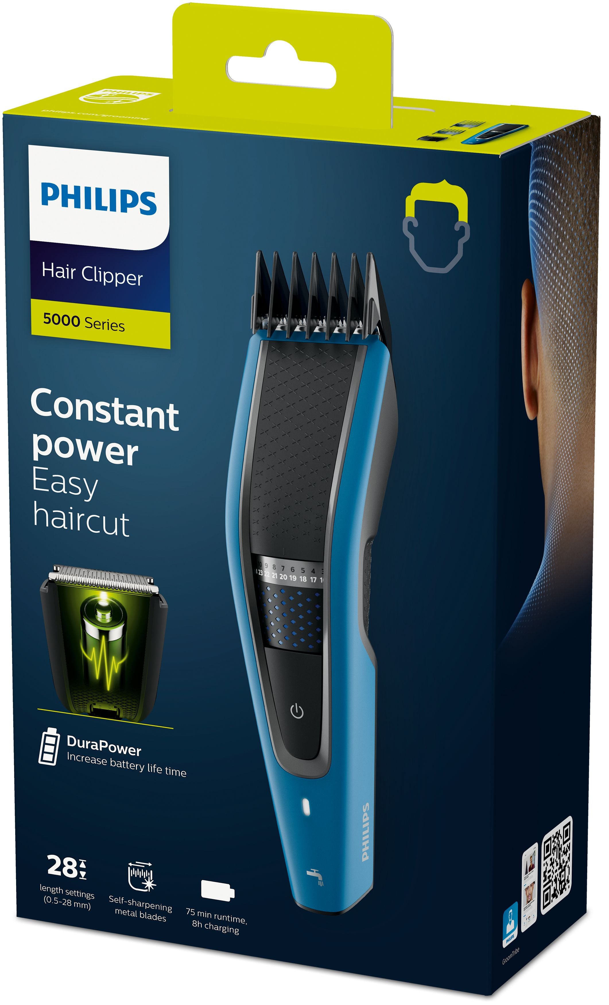  ips HC5612/15 8710103897835|8710103901549 Skägg/Hår Trimmer 5000 series  Hairclipper series 5000 HC5612/15 Tvättbar hårklipp