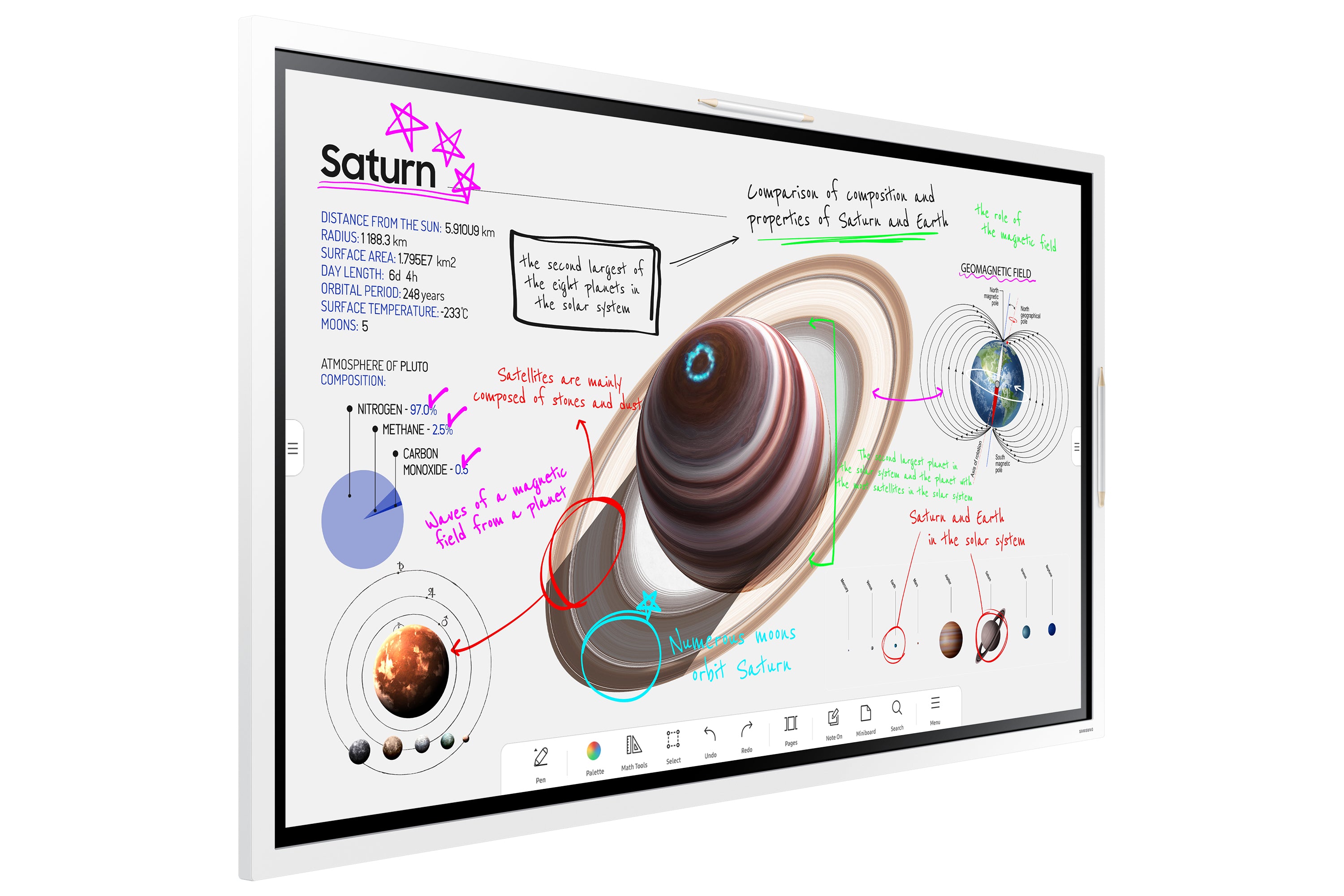  g WM55B interaktiv whiteboard 139,7 cm (55") 3840 x 2160 pixlar Pekskärm Grå, Vit Samsung LH55WMBWBGCXEN 8806094453386|88060