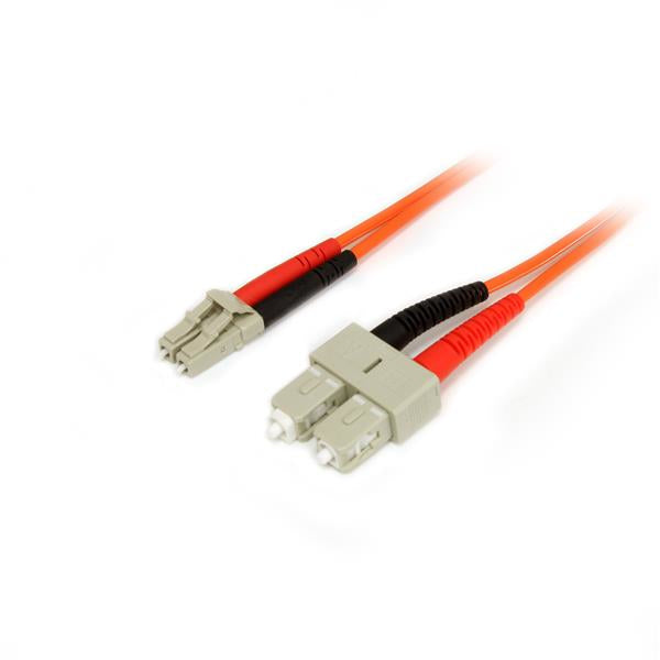 www.electricalstuff.se ElectricalStuff.se   StarTech.com 1 m 50/125 multiläges Duplex-fiberpatchkabel LC - SC StarTech.com 5