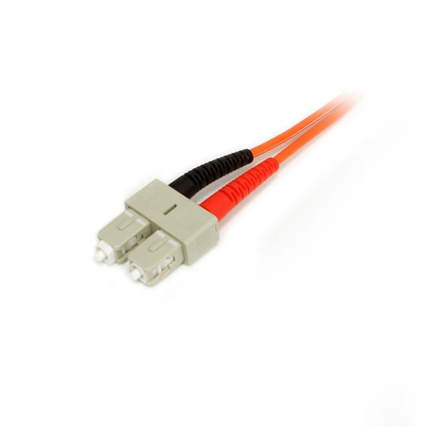   SC www.electricalstuff.se ElectricalStuff.se   StarTech.com 1 m 50/125 multiläges Duplex-fiberpatchkabel LC - SC StarTech.c