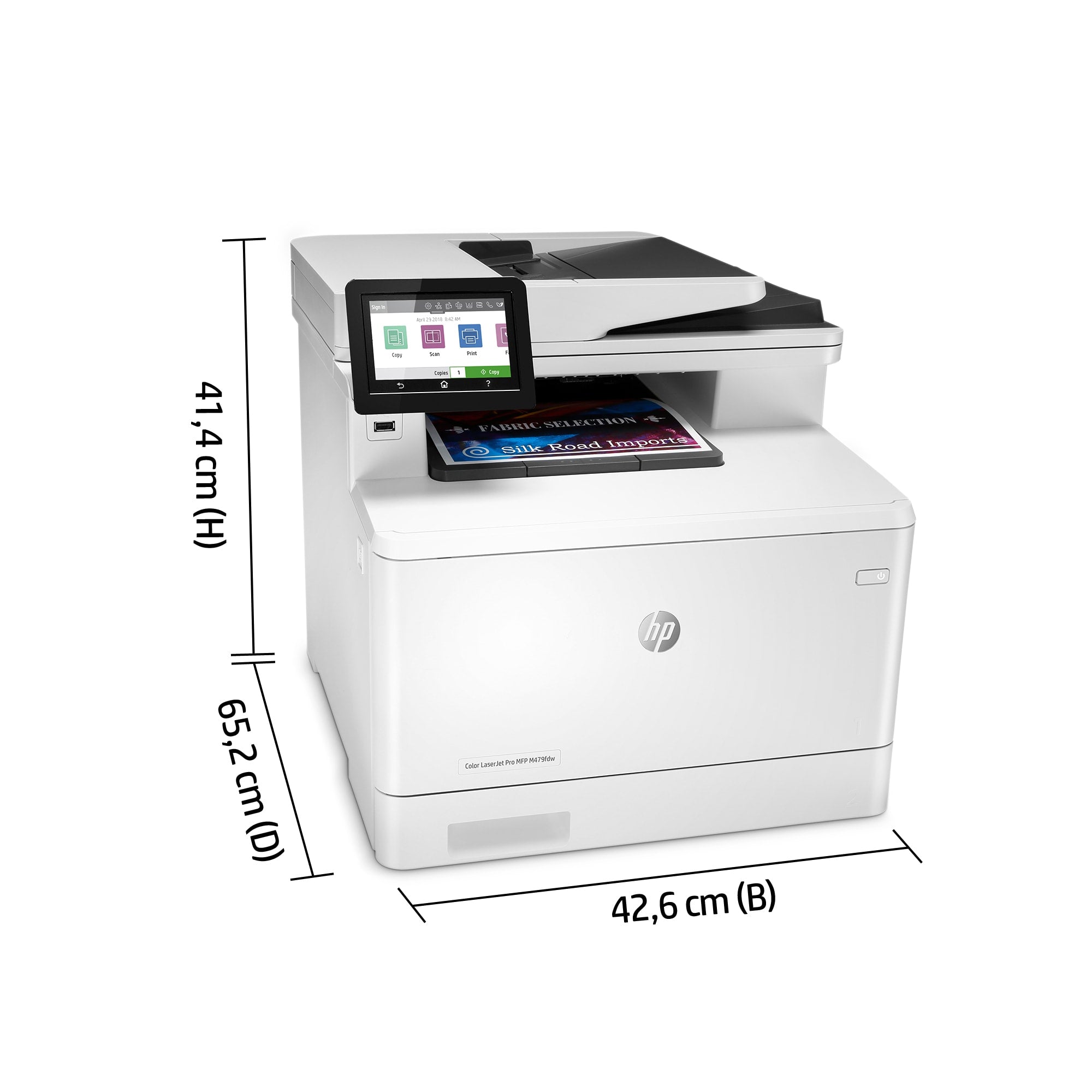  na till e-post/PDF; 50 arks ADF (ej ihoprullat) HP W1A78A#B19 0192018996687|192018996687 Multifunktionsskrivare Color LaserJ