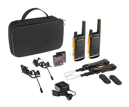  .se ElectricalStuff.se   Motorola Talkabout T82 Extreme Twin Pack tvåvägsradio 16 kanaler Svart, Orange Motorola 188069 5031