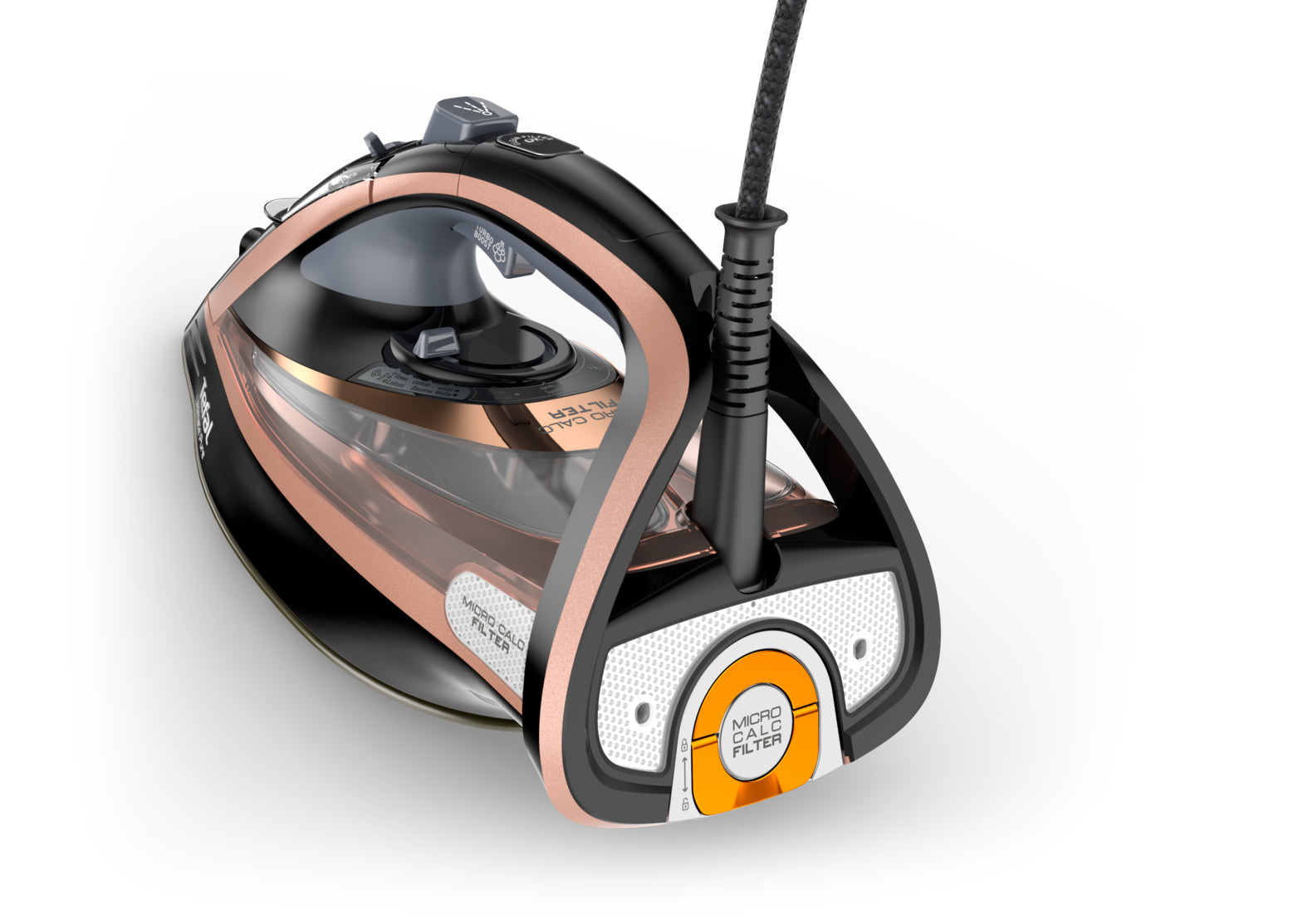  uff.se   Tefal Ultimate Pure FV9845 Torr & Ångstrykjärn Stryksula Durilium Autoclean 3100 W Svart, Koppar Tefal FV9845E0 312