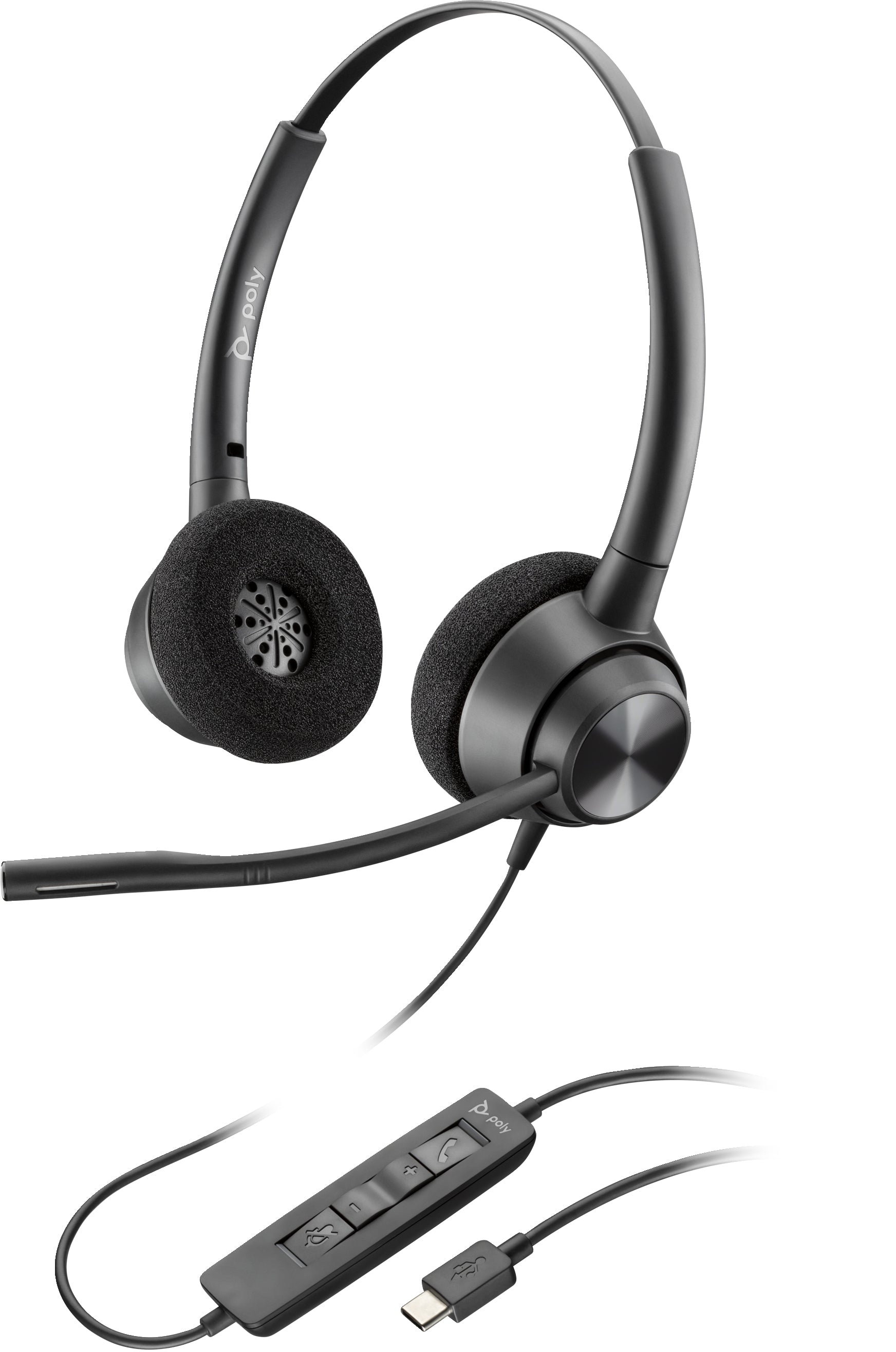  www.electricalstuff.se ElectricalStuff.se   POLY EncorePro 320 stereo USB-C-headset TAA POLY 767F9AA 0197029428226|197029428