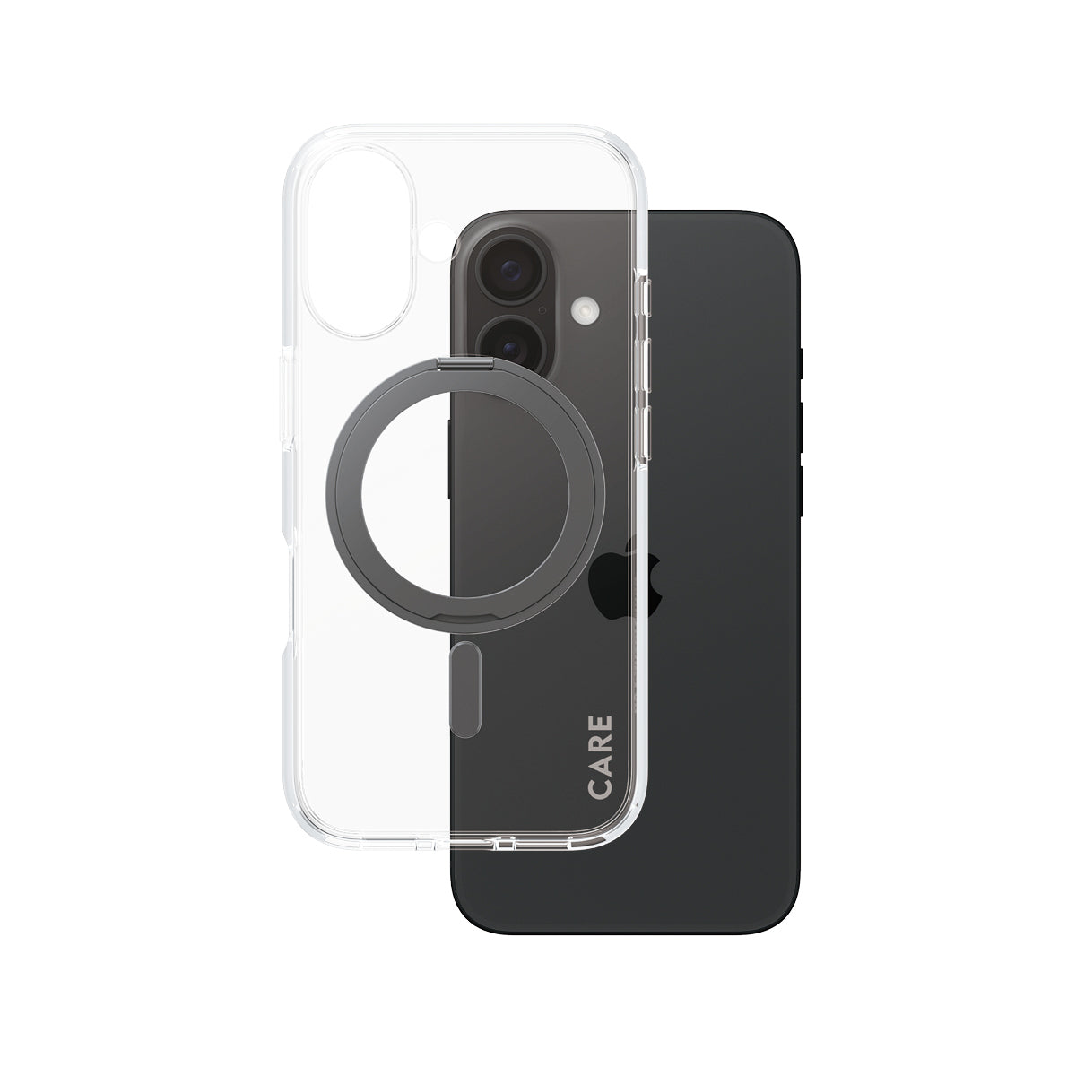  www.electricalstuff.se ElectricalStuff.se   PanzerGlass CARE by PG BLK Kick/MagS iPhone16 6.1 mobiltelefonfodral Omslag Tran