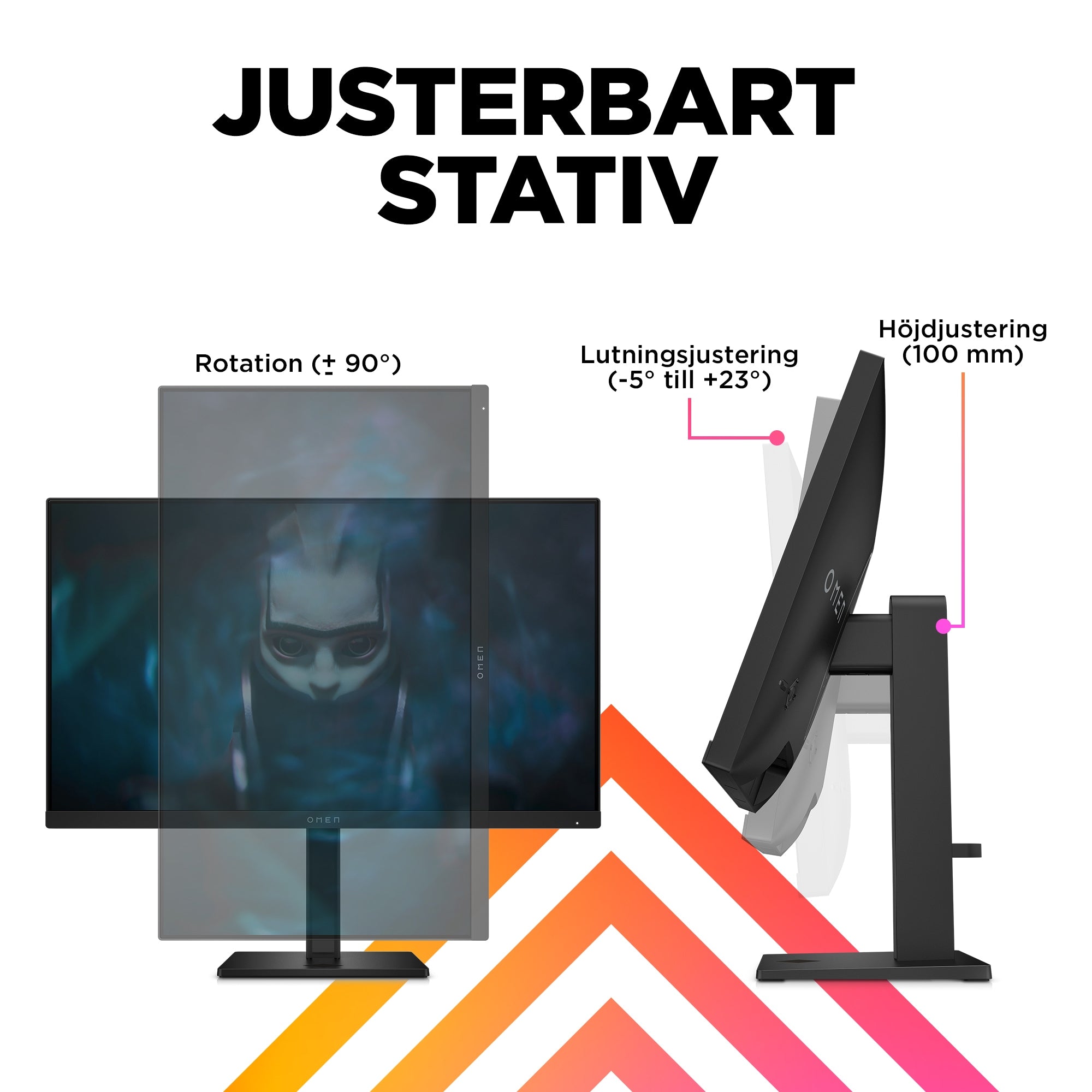  tta Pc-Skärmar   OMEN 23,8 tum FHD 165 Hz Gaming-skärm – OMEN 24 www.electricalstuff.se ElectricalStuff.se   HP OMEN 23,8 tu