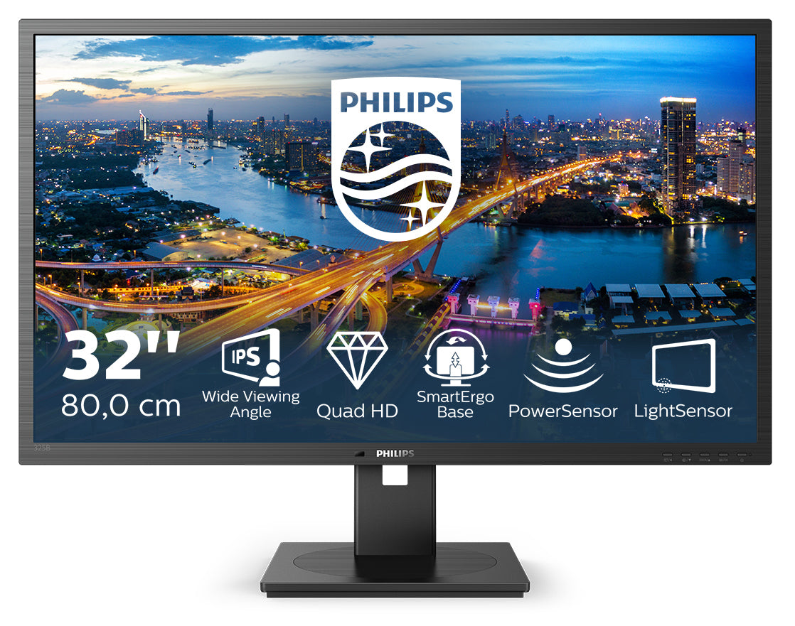  Ultra HD LCD Svart Philips 325B1L/00 8712581768119|0609585255029|609585255029 Platta Pc-Skärmar B Line  325B1L/00 www.electr