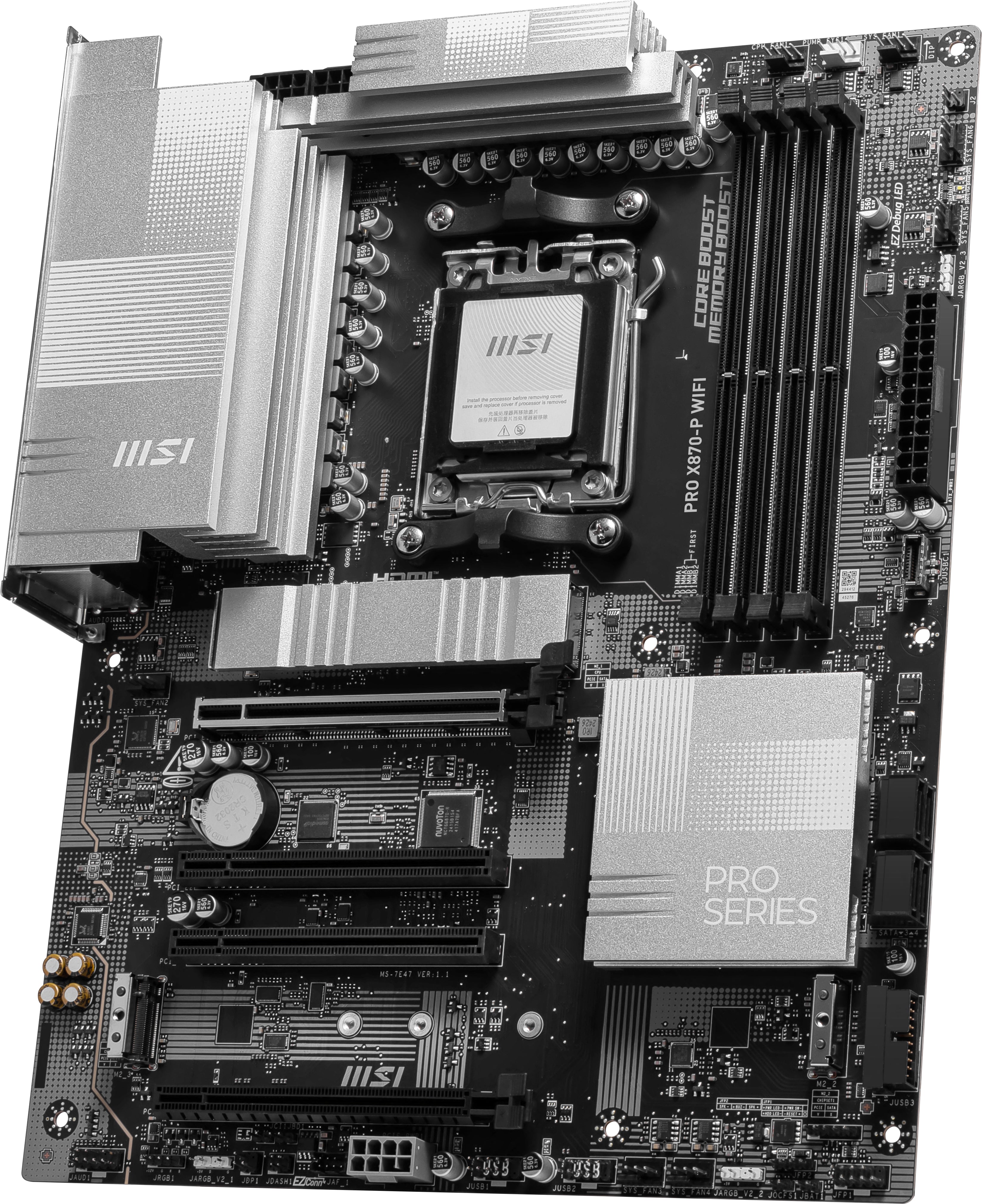 sockel ATX MSI PRO X870-P WIFI 4711377256339 Moderkort   PRO X870-P WIFI www.electricalstuff.se ElectricalStuff.se   MSI PRO