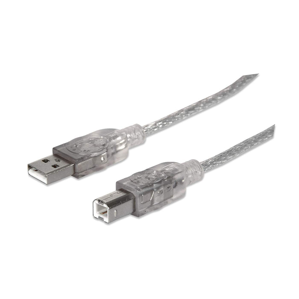  www.electricalstuff.se ElectricalStuff.se   Manhattan 333405 USB-kablar USB 2.0 1,8 m USB A USB B Silver Manhattan 333405 07