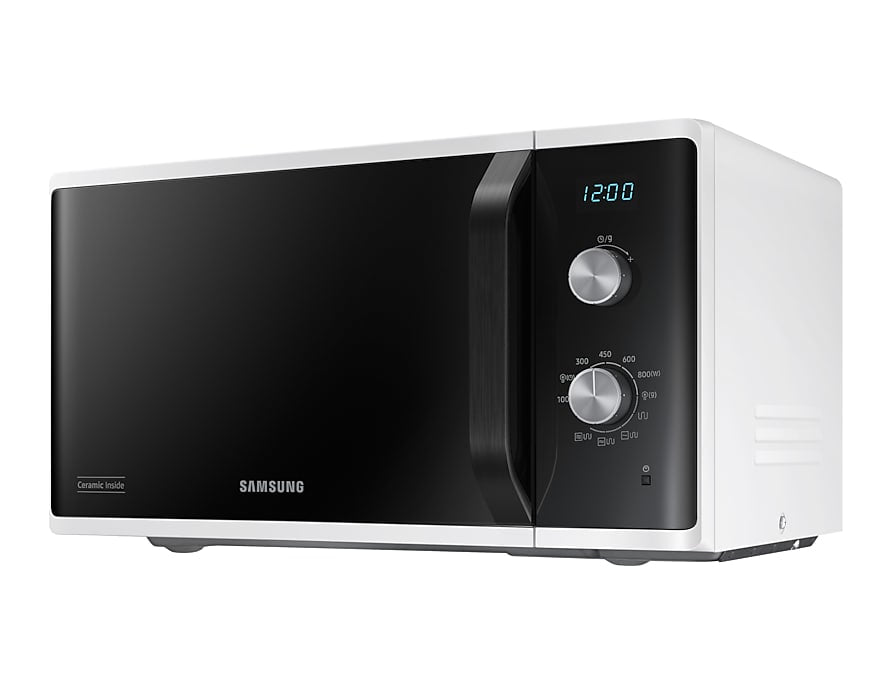   Samsung MG23K3614AW/EG mikrovågsugn Vit Kombinationsmikrovågsugn Bänkdiskmaskin 23 l 800 W Samsung MG23K3614AW/EG 880164373