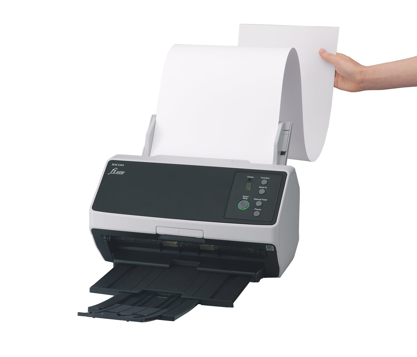   + scanner med manuell matning 600 x 600 DPI A4 Svart, Grå Ricoh PA03810-B101 4939761312175|4939761312151 Skannrar   FI-8150