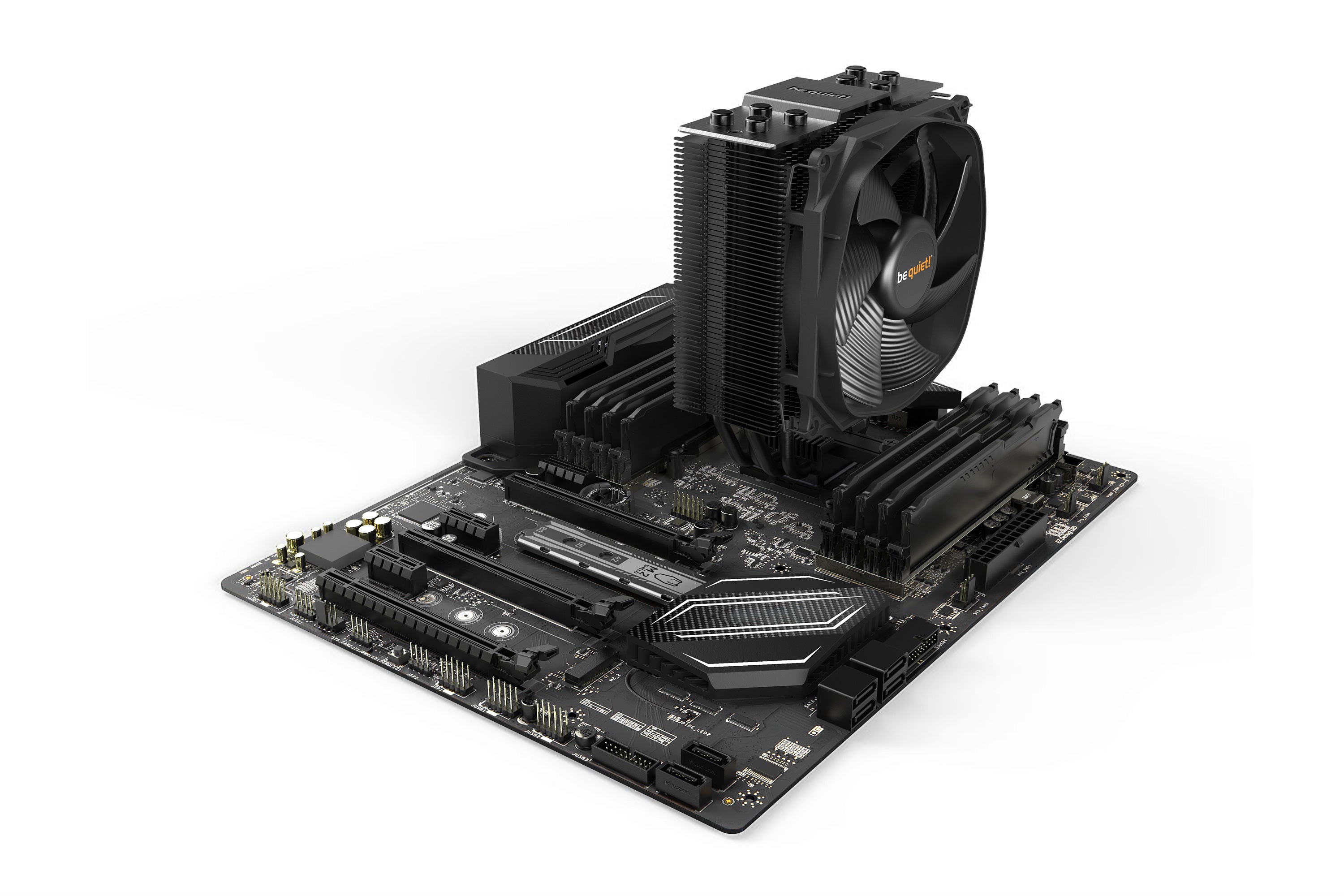  f.se   be quiet! Dark Rock Slim Processor Kylare 12 cm Svart be quiet! BK024 4260052187319 Kylsystem för Datorer   Dark Rock