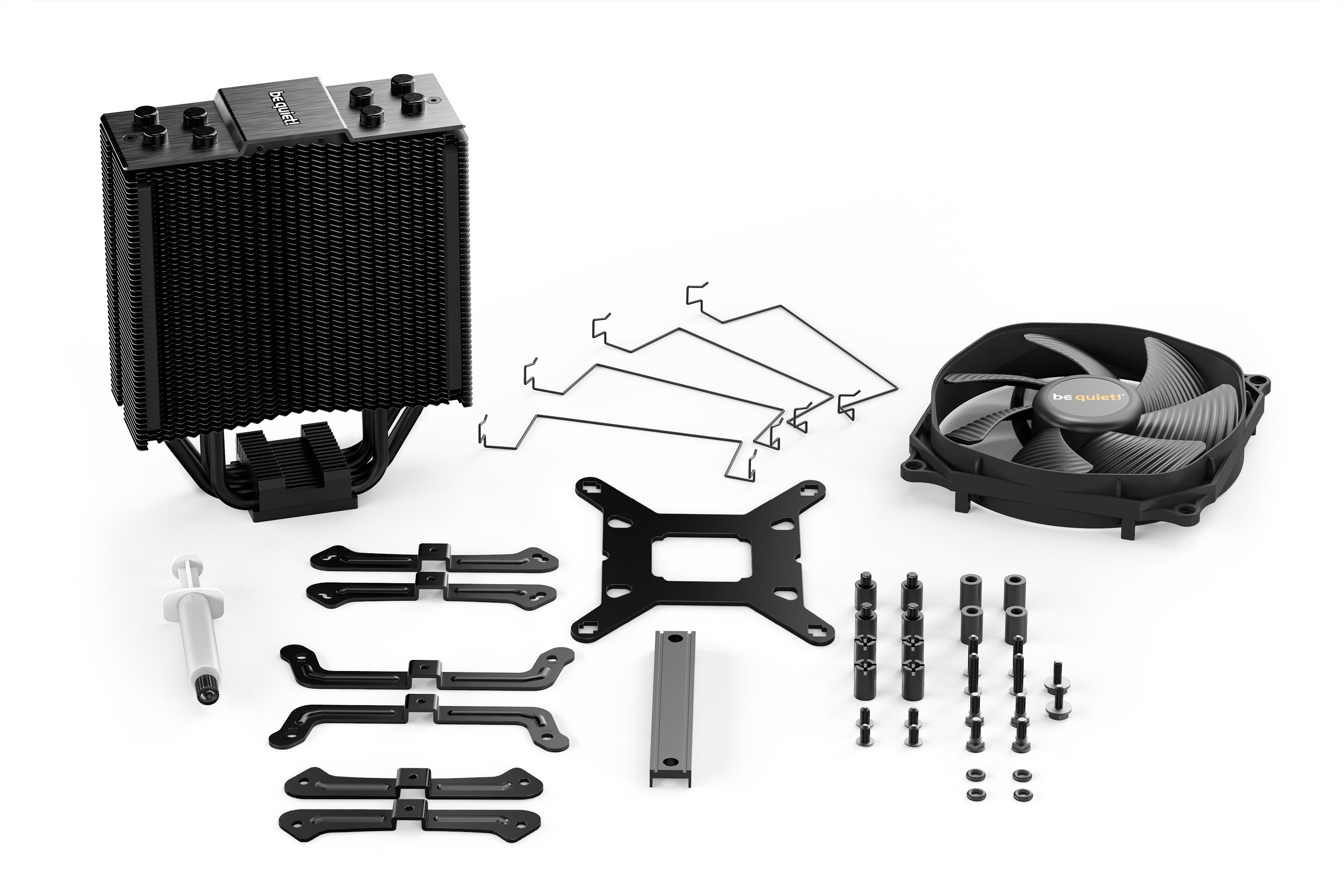  sor Kylare 12 cm Svart be quiet! BK024 4260052187319 Kylsystem för Datorer   Dark Rock Slim www.electricalstuff.se Electrica