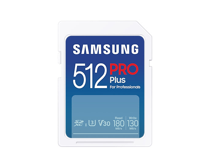  WW flashminne 512 GB SDXC UHS-I Samsung MB-SD512SB/WW 8806094788006 Flashminne PRO Plus  MB-SD512SB/WW www.electricalstuff.s