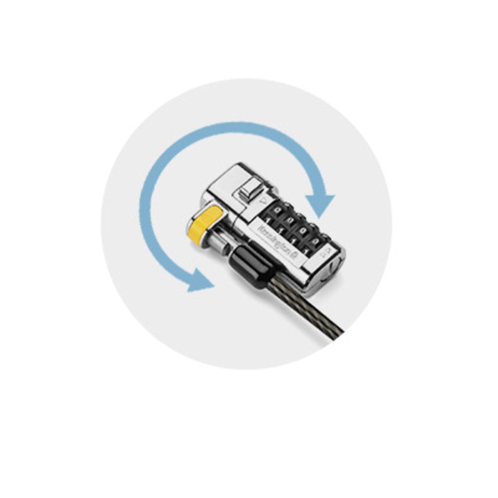  ton K68105EU 5028252606110 Kabellås   ClickSafe® Universal Combination Laptop Lock www.electricalstuff.se ElectricalStuff.se