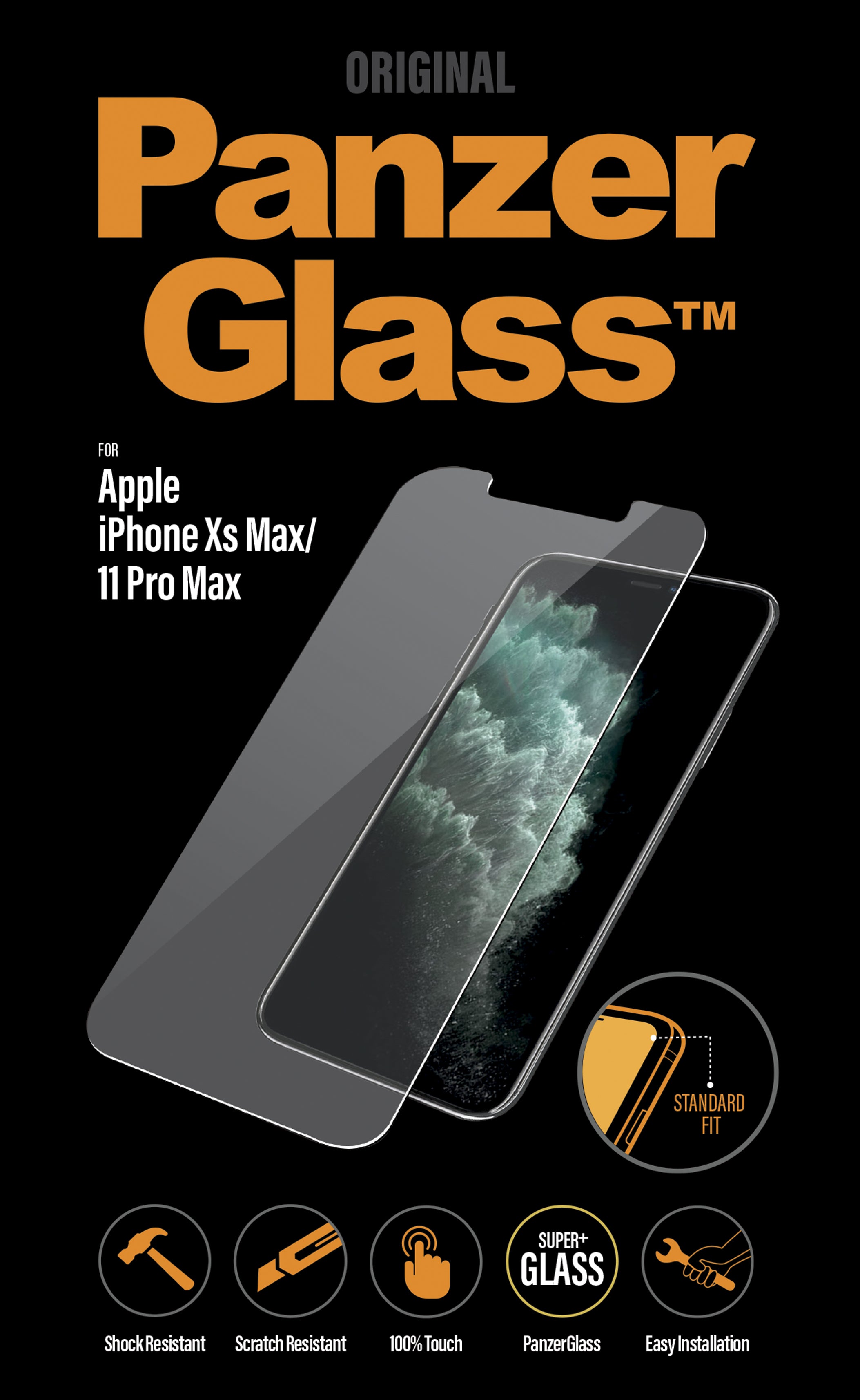  skydd Apple 1 styck PanzerGlass 2663 5711724026638 Skärm- och Baksidesskydd till Mobiltelefoner   2663 www.electricalstuff.s
