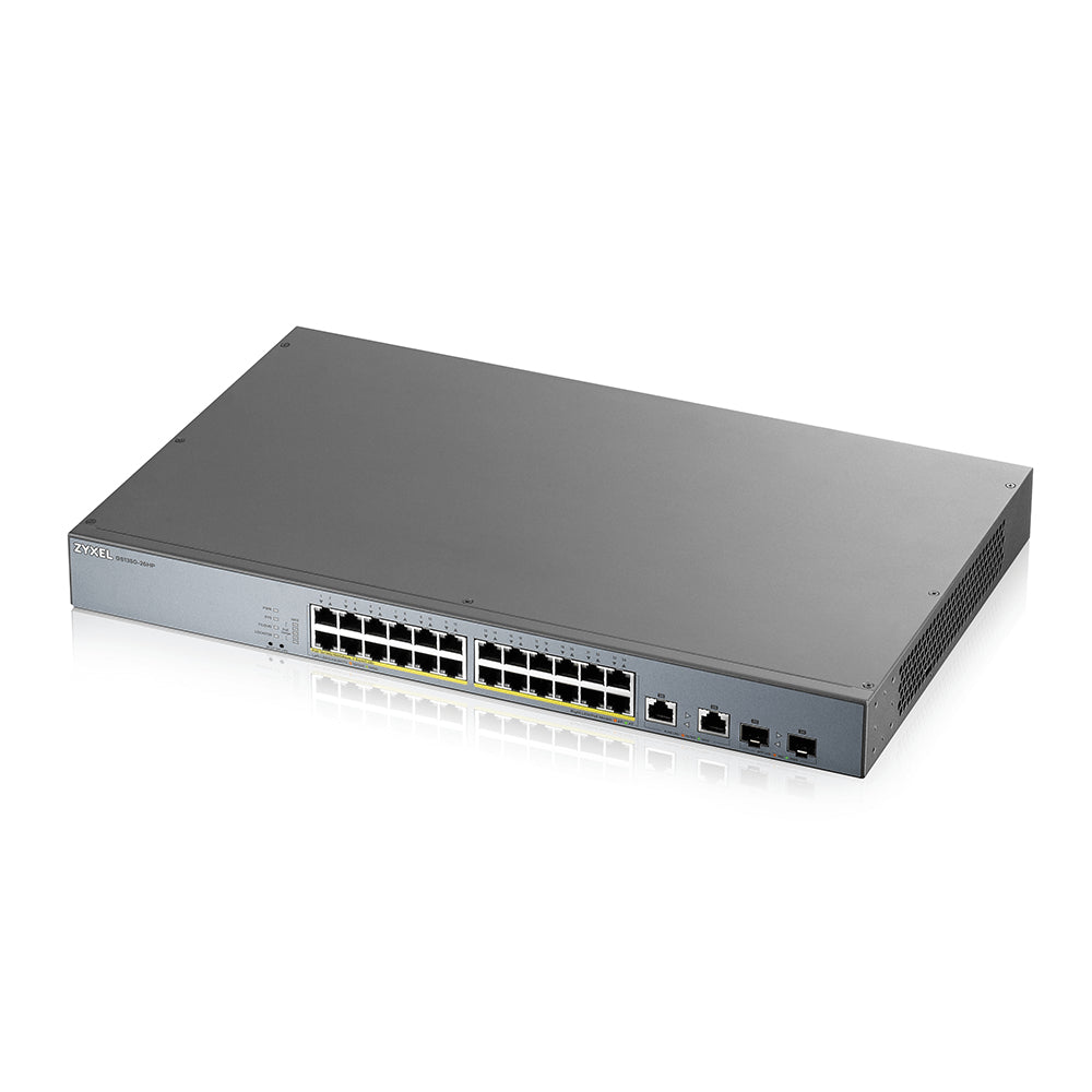  /1000) Strömförsörjning via Ethernet (PoE) stöd Grå Zyxel GS1350-26HP-EU0101F 4718937604463|0760559126353|760559126353 Nätve