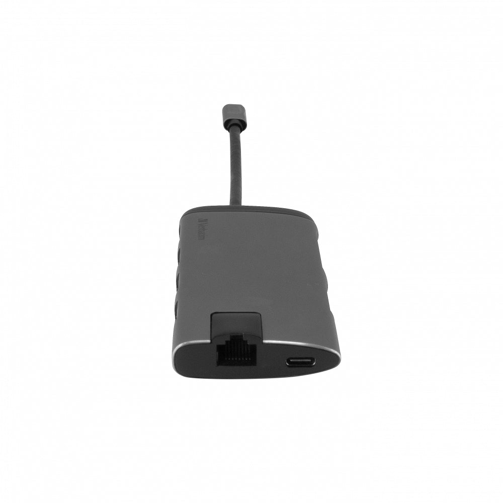     Verbatim 49142 dockningsstationer för bärbara datorer USB 3.2 Gen 1 (3.1 Gen 1) Type-C Svart, Silver Verbatim 49142 00239