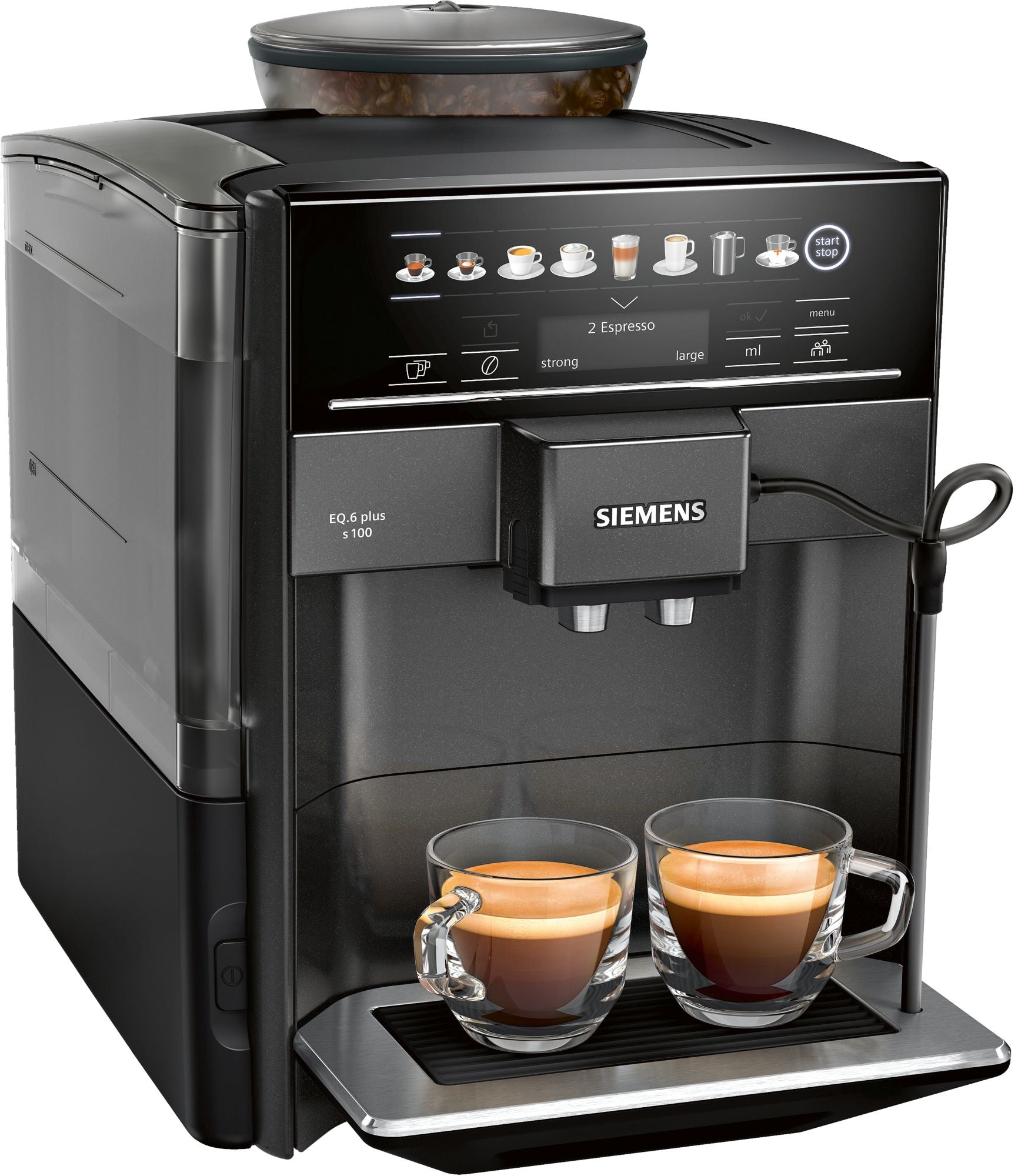  www.electricalstuff.se ElectricalStuff.se   Siemens EQ.6 plus s100 Helautomatisk Espressomaskin 1,7 l Siemens TE651319RW 424