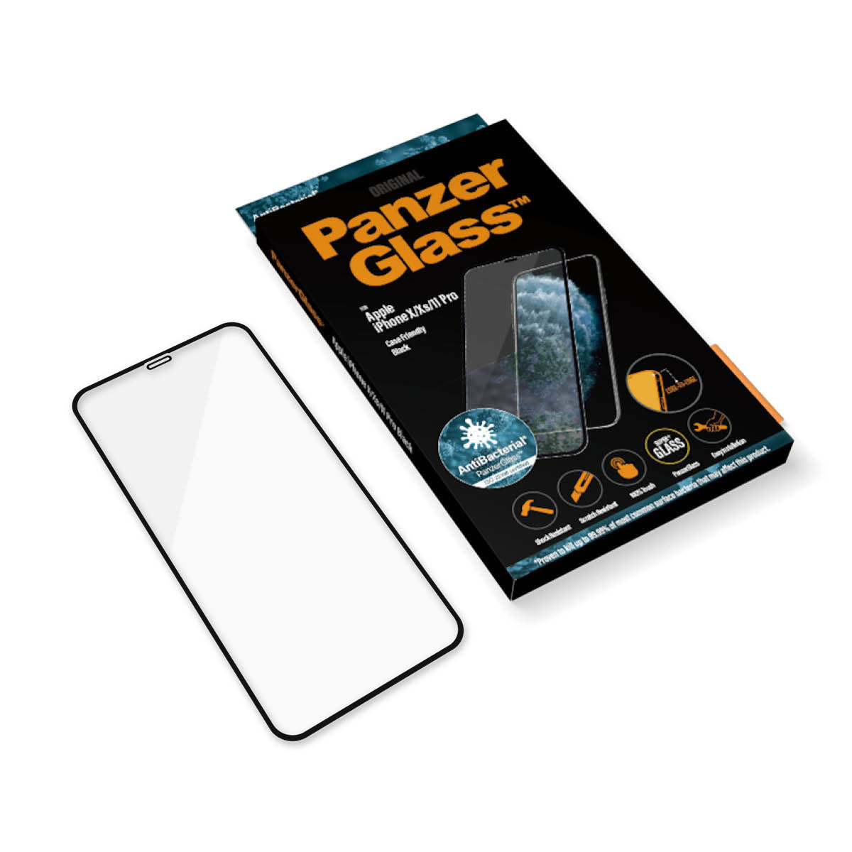   PanzerGlass 2664 skärm- och baksidesskydd till mobiltelefon Genomskinligt skärmskydd Apple 1 styck PanzerGlass 2664 5711724