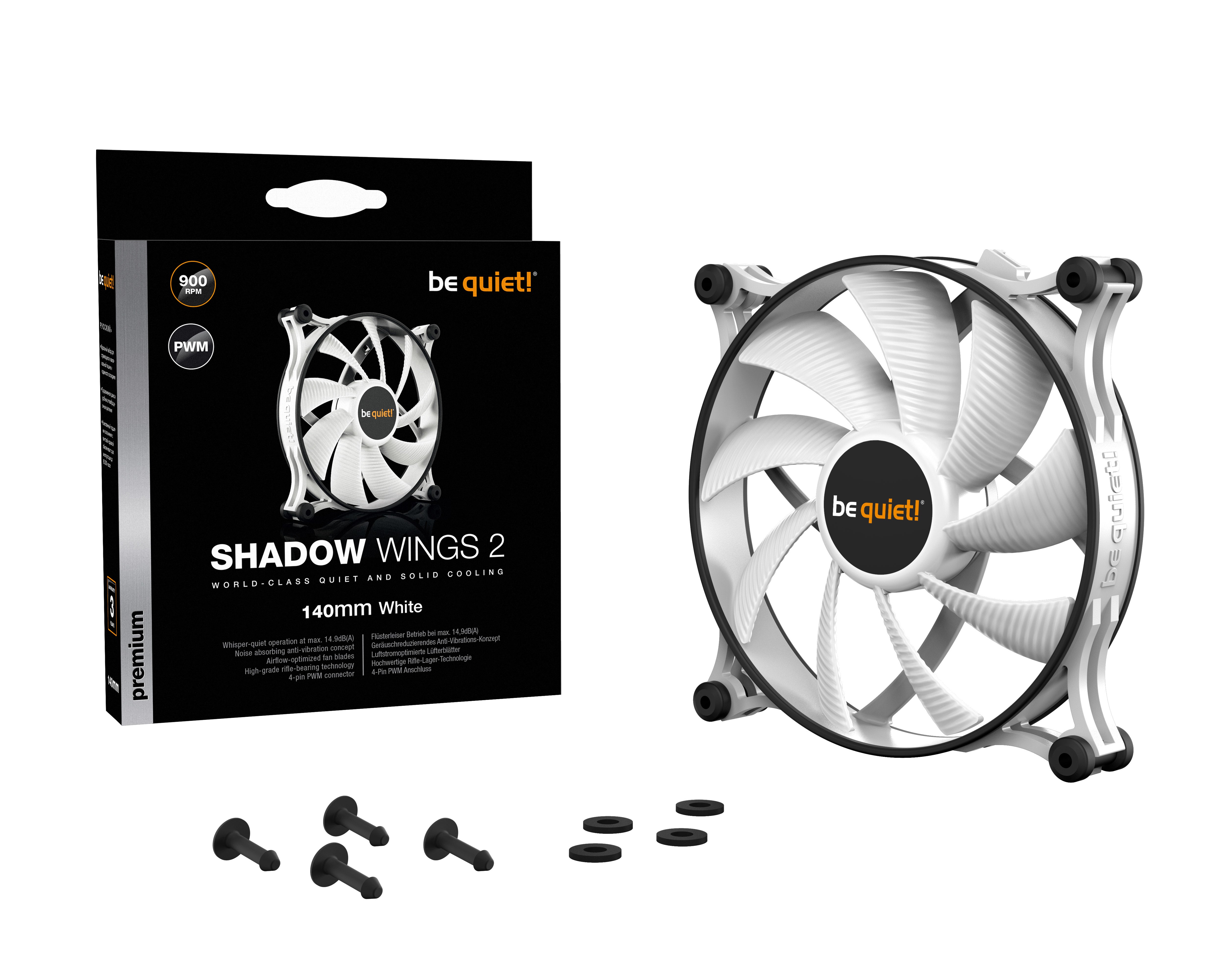  www.electricalstuff.se ElectricalStuff.se   be quiet! BL091 kylsystem för dator Datorväska Fan 14 cm Vit be quiet! BL091 426
