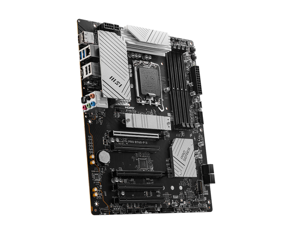  oderkort Intel B760 LGA 1700 ATX MSI PRO B760-P II 4711377193887 Moderkort   PRO B760-P II www.electricalstuff.se Electrical