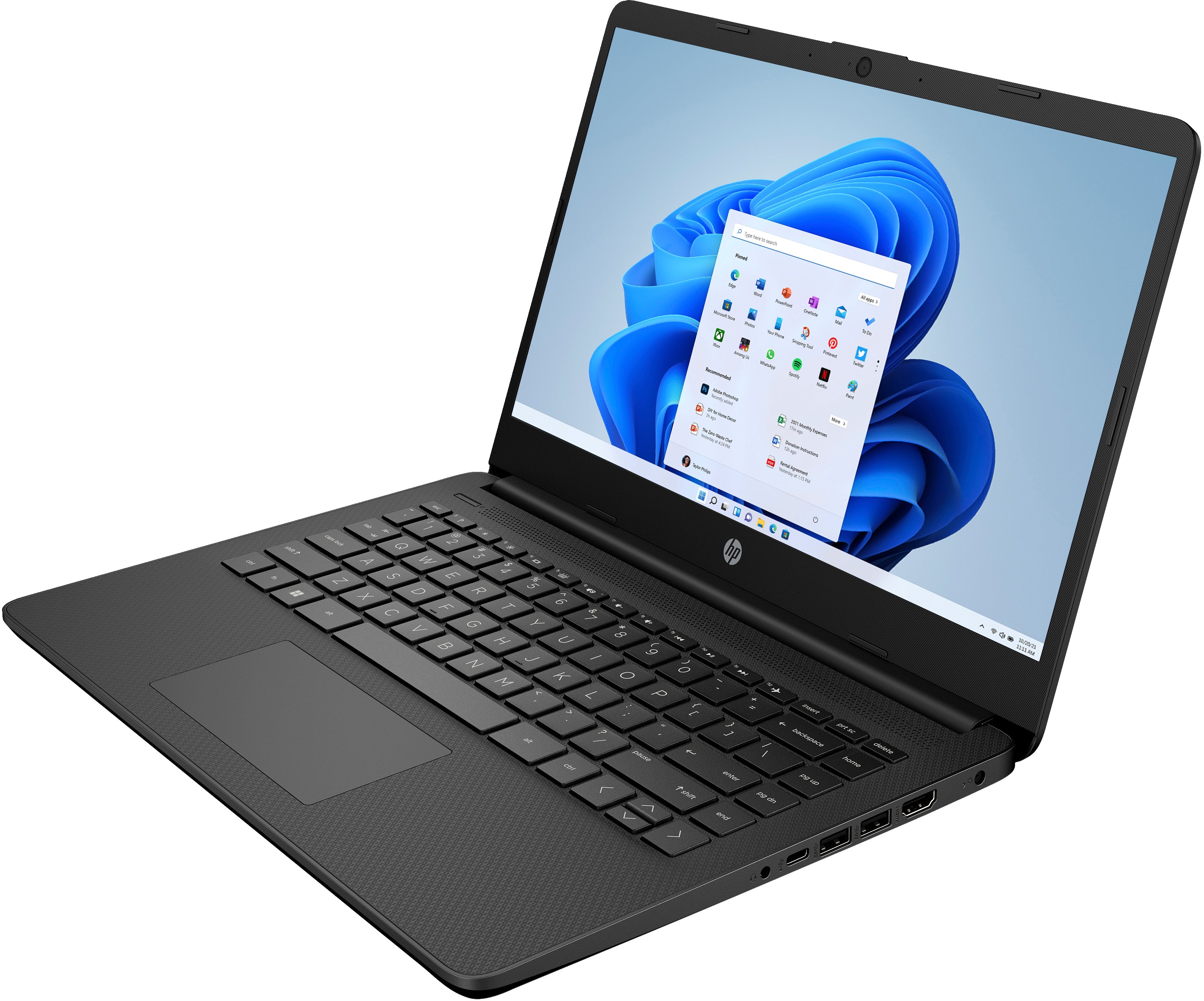  GB DDR4-SDRAM 128 GB SSD Wi-Fi 5 (802.11ac) Windows 11 Home in S mode Svart HP 661M7EA 0196548234196|196548234196 Bärbara Da