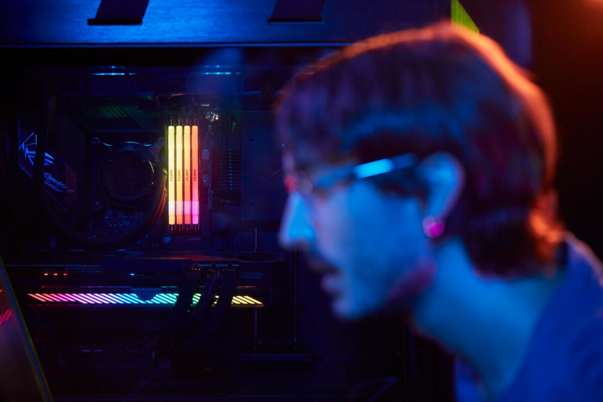  www.electricalstuff.se ElectricalStuff.se   Kingston Technology FURY Renegade RGB RAM-minnen 32 GB 2 x 16 GB DDR5 3200 MHz 